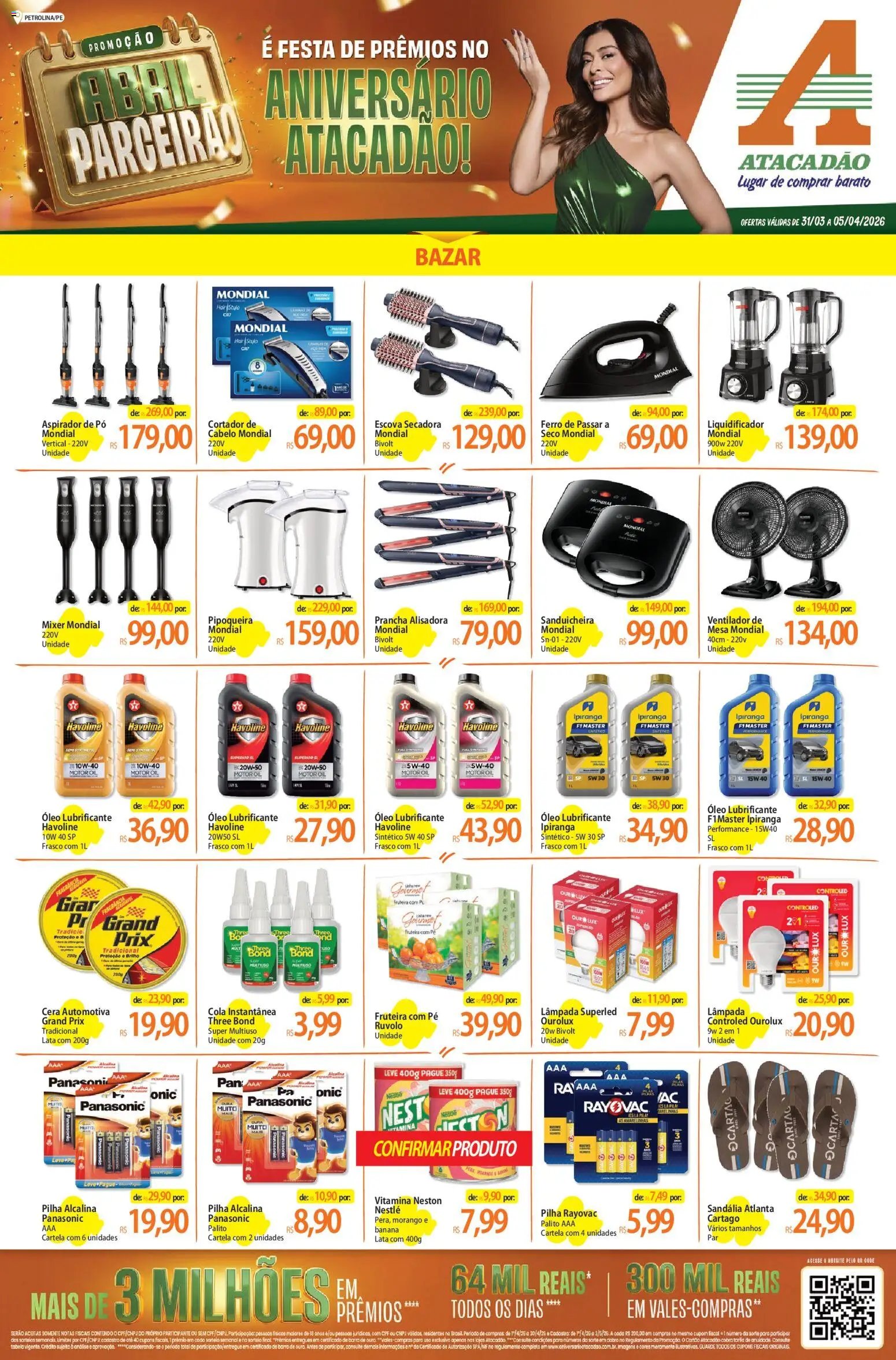Atacadão folheto a partir de 31/03/2026 Atacadão ofertas - PE (2026-03-31 - 2026-04-05)