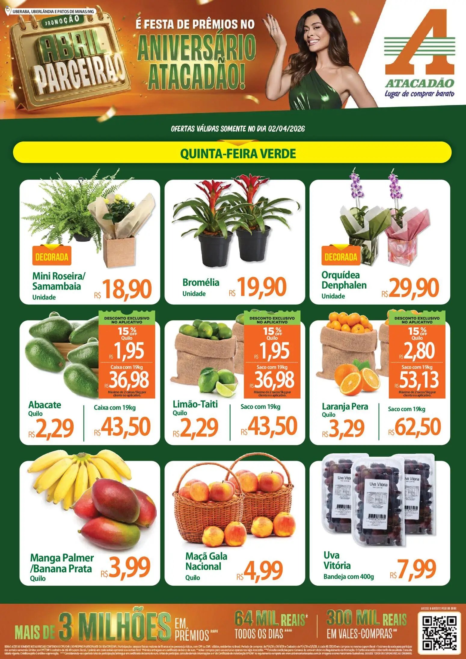 Atacadão folheto a partir de 02/04/2026 Atacadão ofertas - MG (2026-04-02 - 2026-04-02)