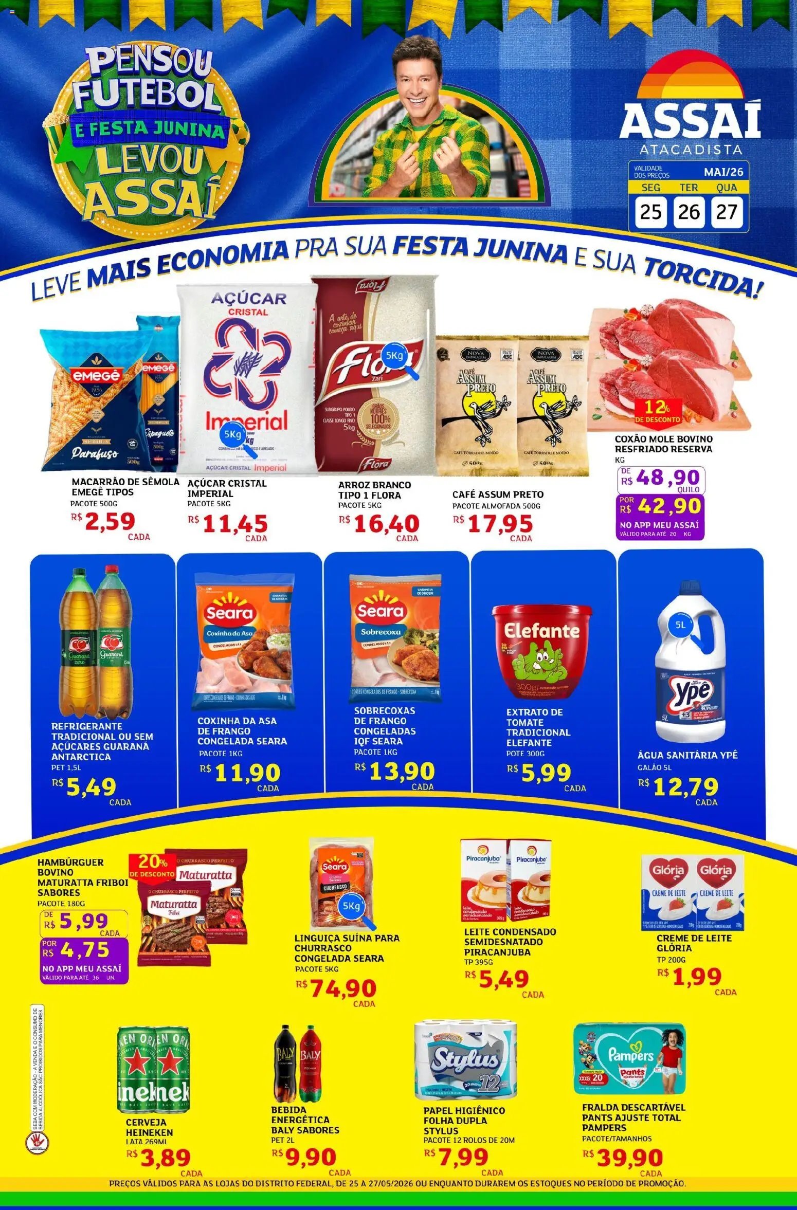 Assaí Atacadista folheto a partir de 25/05/2026 Assaí Atacadista ofertas - DF (2026-05-25 - 2026-05-27)