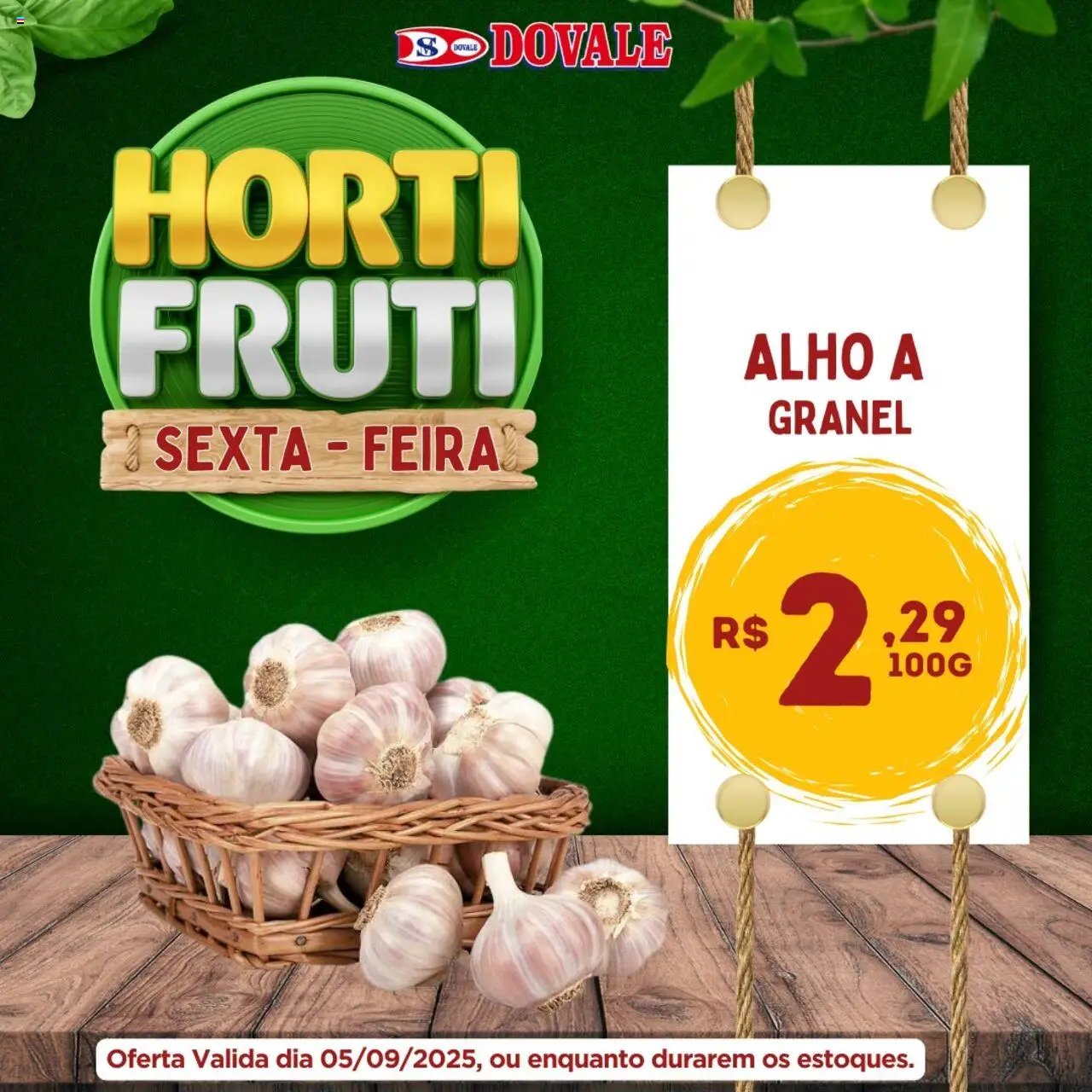 Dovale folheto a partir de 05/09/2025 Ofertas Hortifruti (2025-09-05 - 2026-09-05)