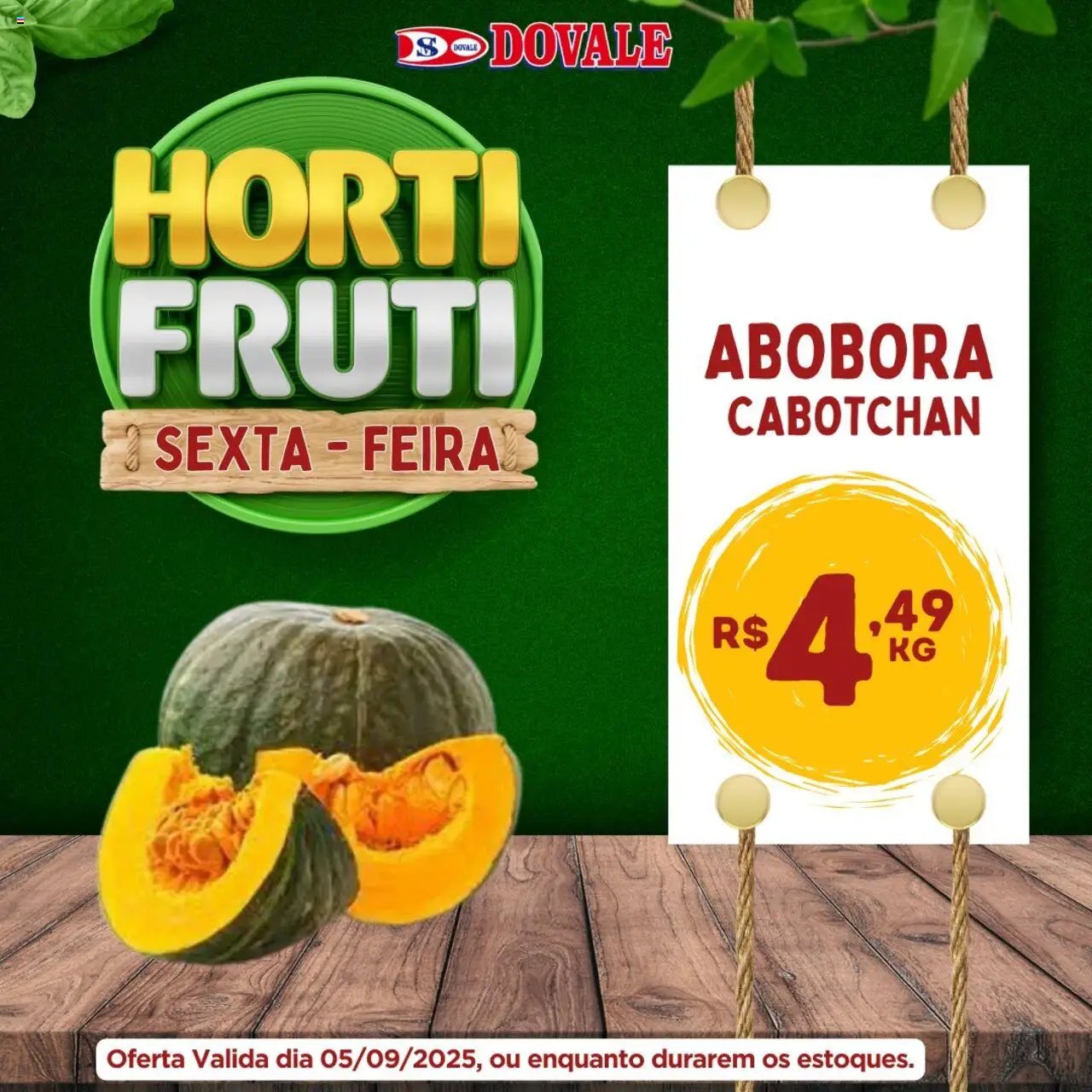 Dovale folheto a partir de 05/09/2025 Ofertas Hortifruti (2025-09-05 - 2026-09-05)