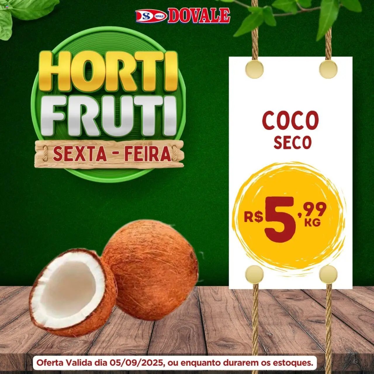 Dovale folheto a partir de 05/09/2025 Ofertas Hortifruti (2025-09-05 - 2026-09-05)