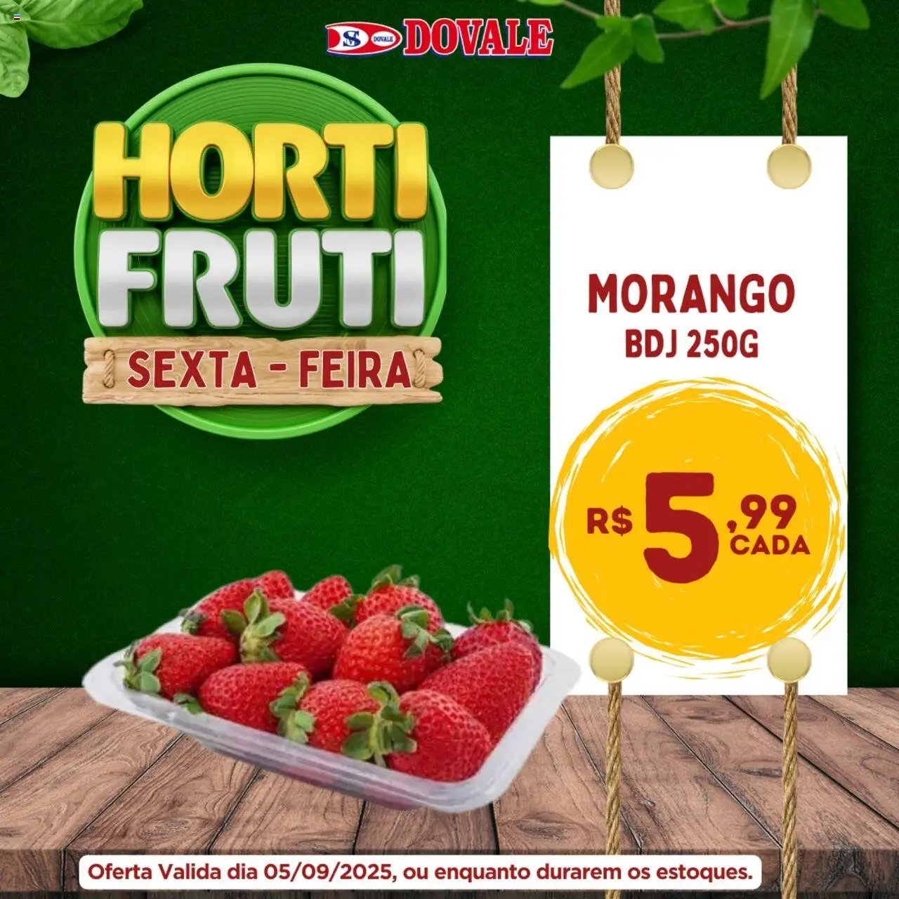 Dovale folheto a partir de 05/09/2025 Ofertas Hortifruti (2025-09-05 - 2026-09-05)