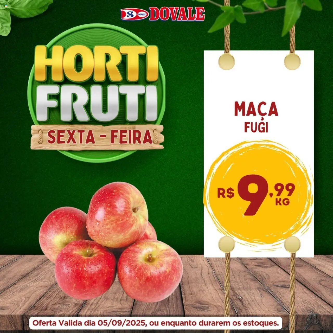 Dovale folheto a partir de 05/09/2025 Ofertas Hortifruti (2025-09-05 - 2026-09-05)
