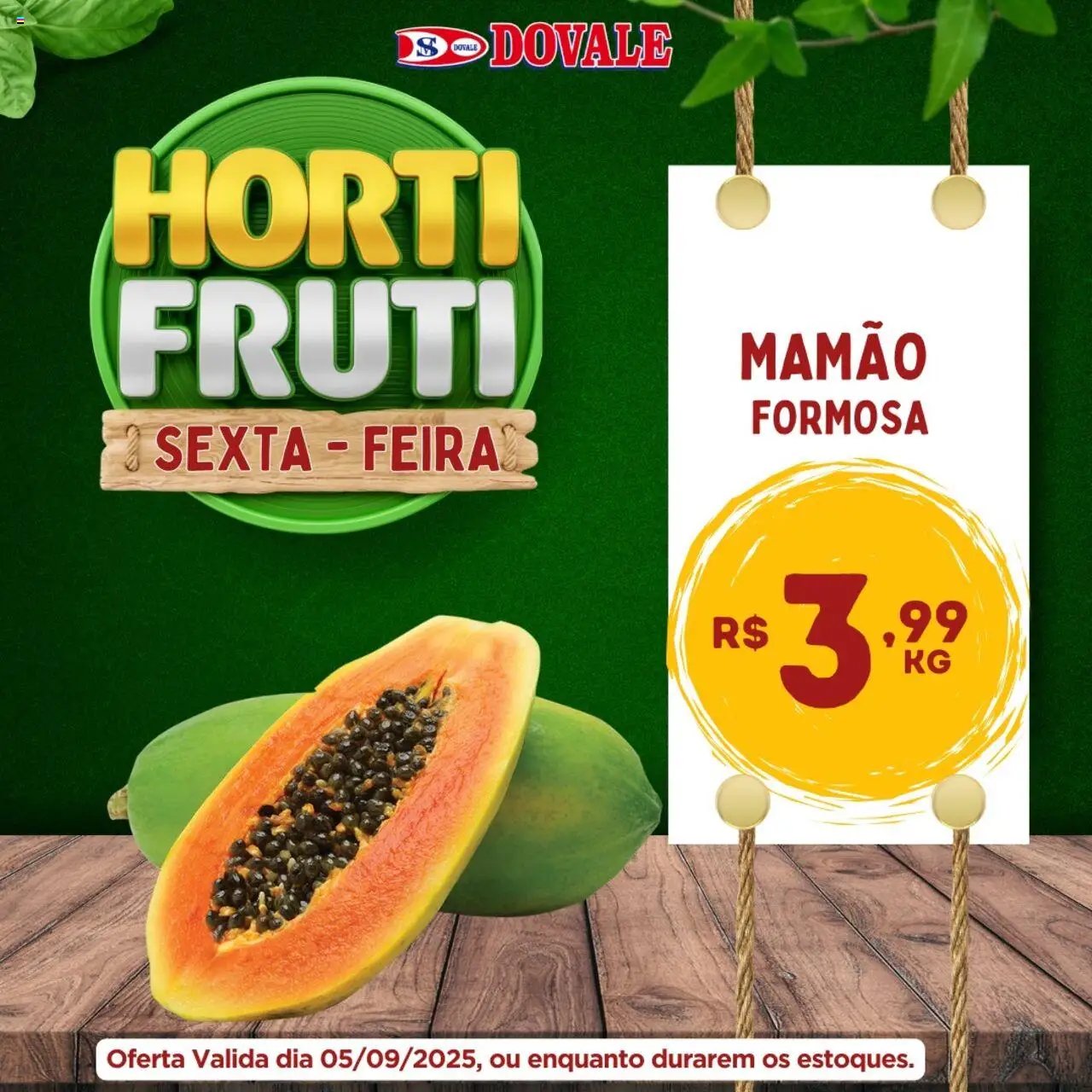 Dovale folheto a partir de 05/09/2025 Ofertas Hortifruti (2025-09-05 - 2026-09-05)