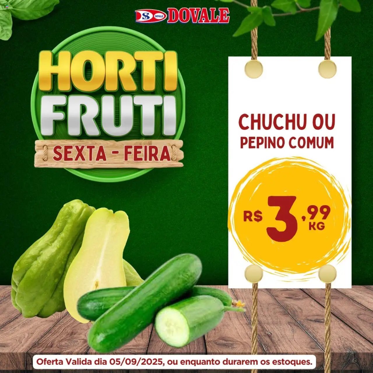 Dovale folheto a partir de 05/09/2025 Ofertas Hortifruti (2025-09-05 - 2026-09-05)