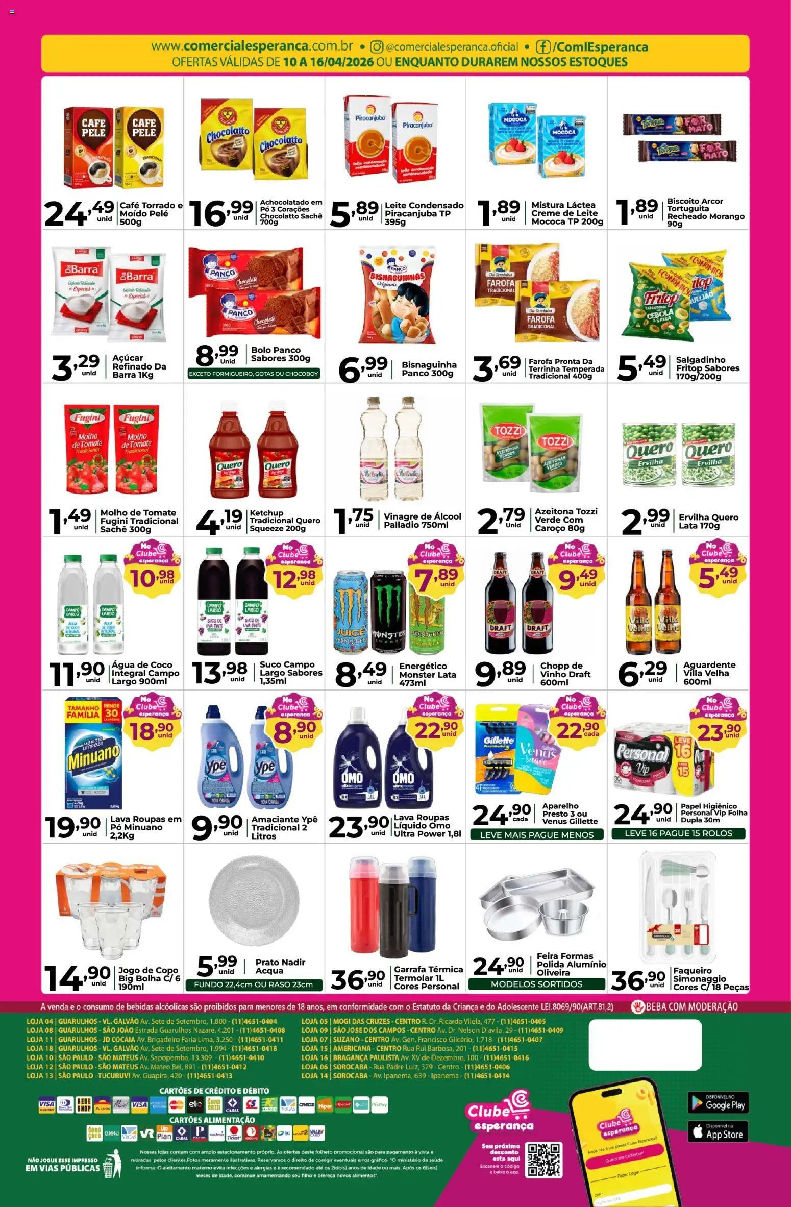 Comercial Esperança folheto a partir de 10/04/2026 Comercial Esperança ofertas Semanal (2026-04-10 - 2026-10-16)