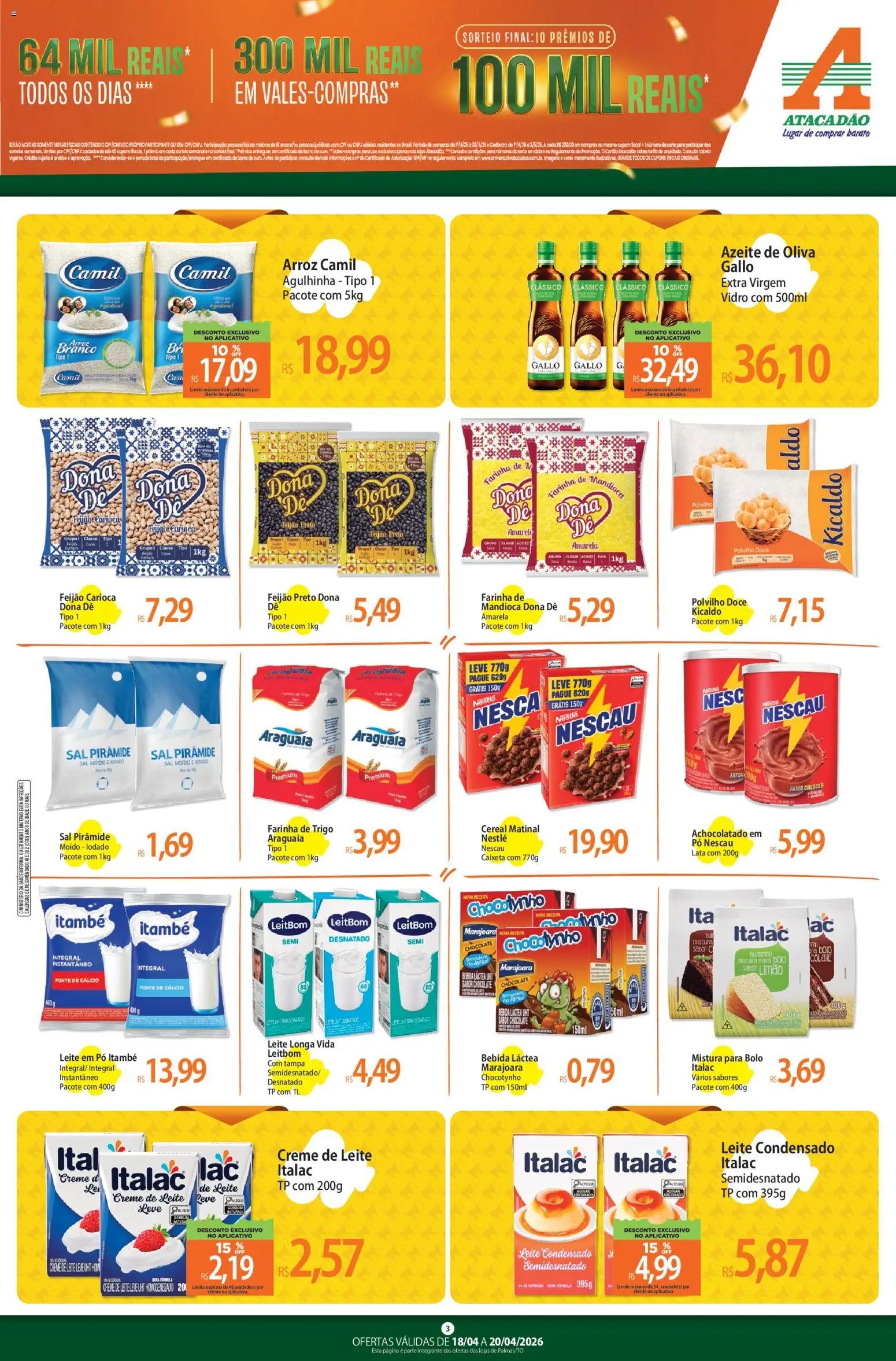 Atacadão folheto a partir de 18/04/2026 Atacadão ofertas - TO (2026-04-18 - 2026-04-20)