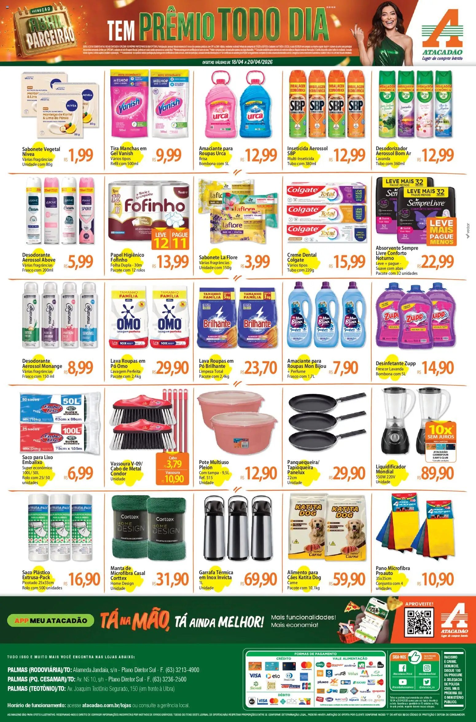 Atacadão folheto a partir de 18/04/2026 Atacadão ofertas - TO (2026-04-18 - 2026-04-20)
