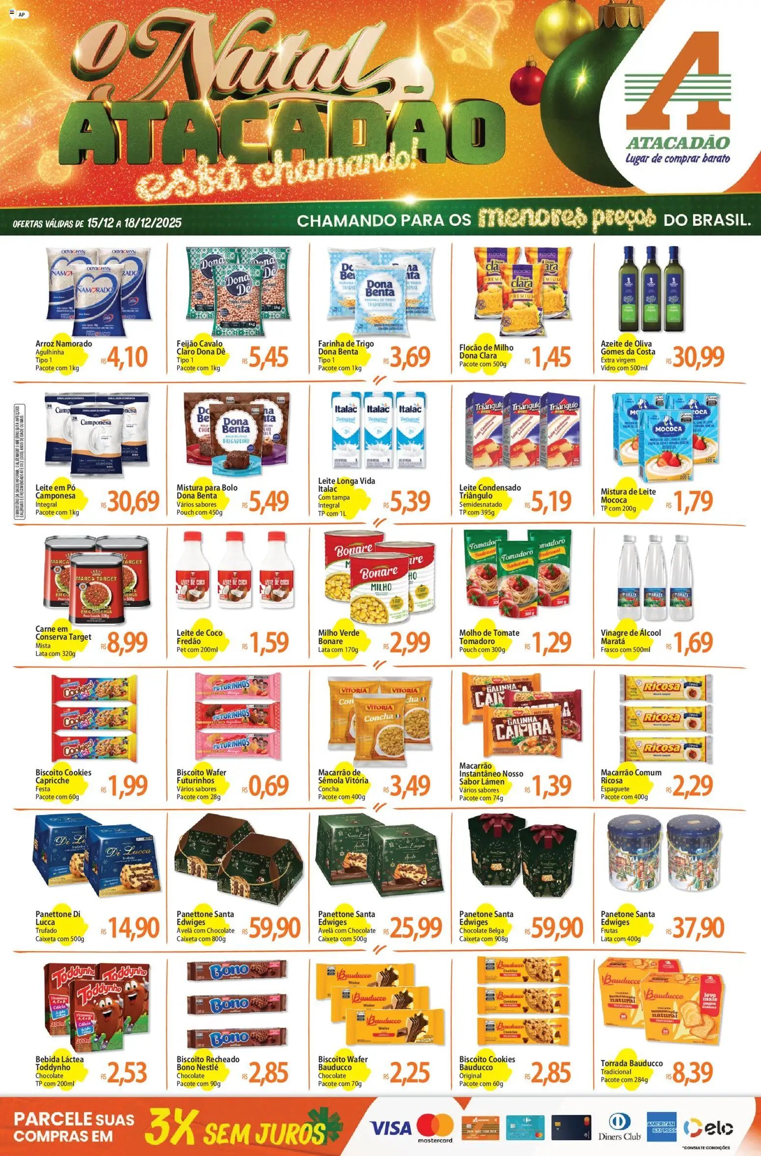 Atacadão folheto a partir de 15/12/2025 Ofertas - AP (2025-12-15 - 2025-12-18)