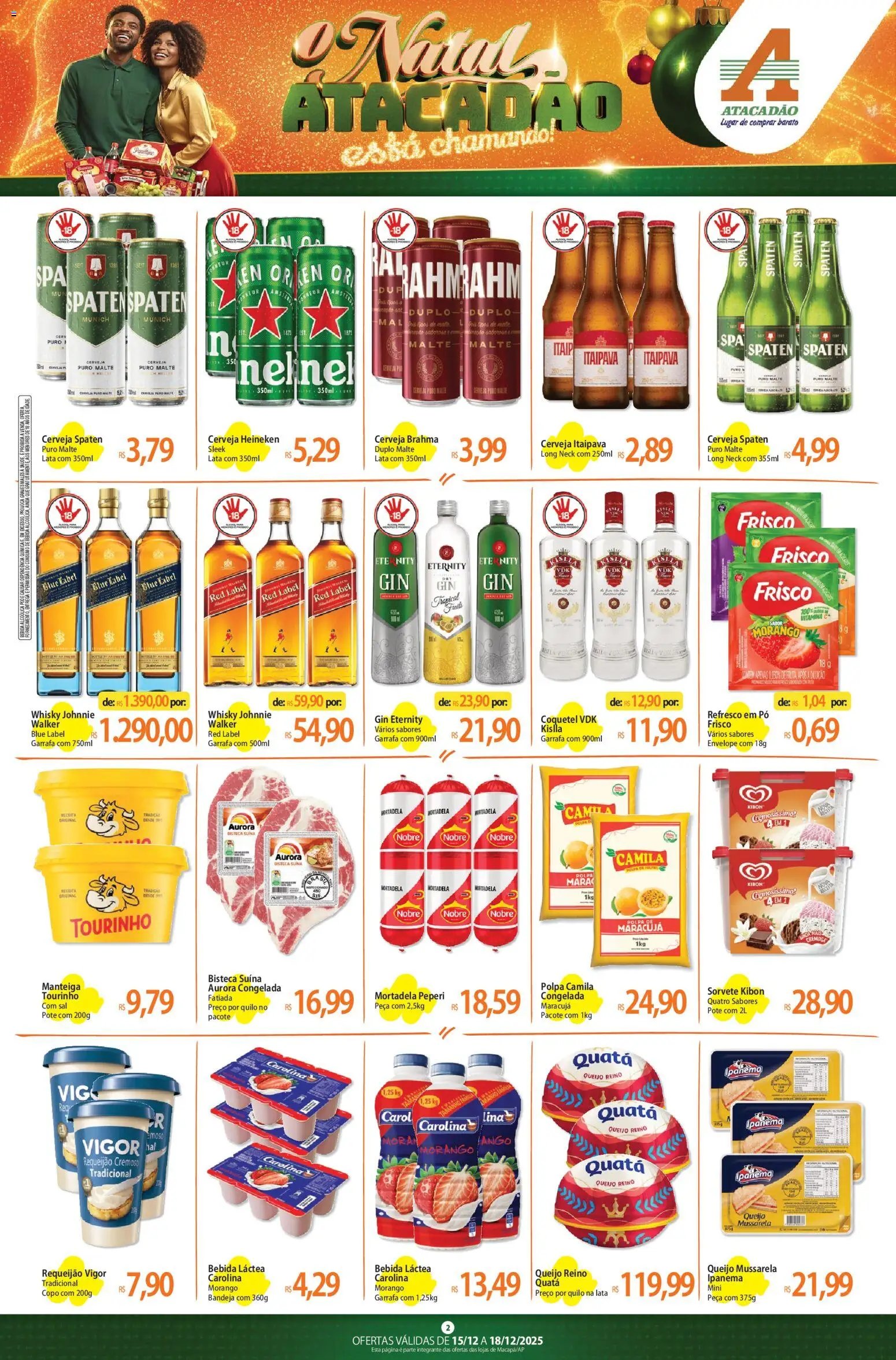 Atacadão folheto a partir de 15/12/2025 Ofertas - AP (2025-12-15 - 2025-12-18)