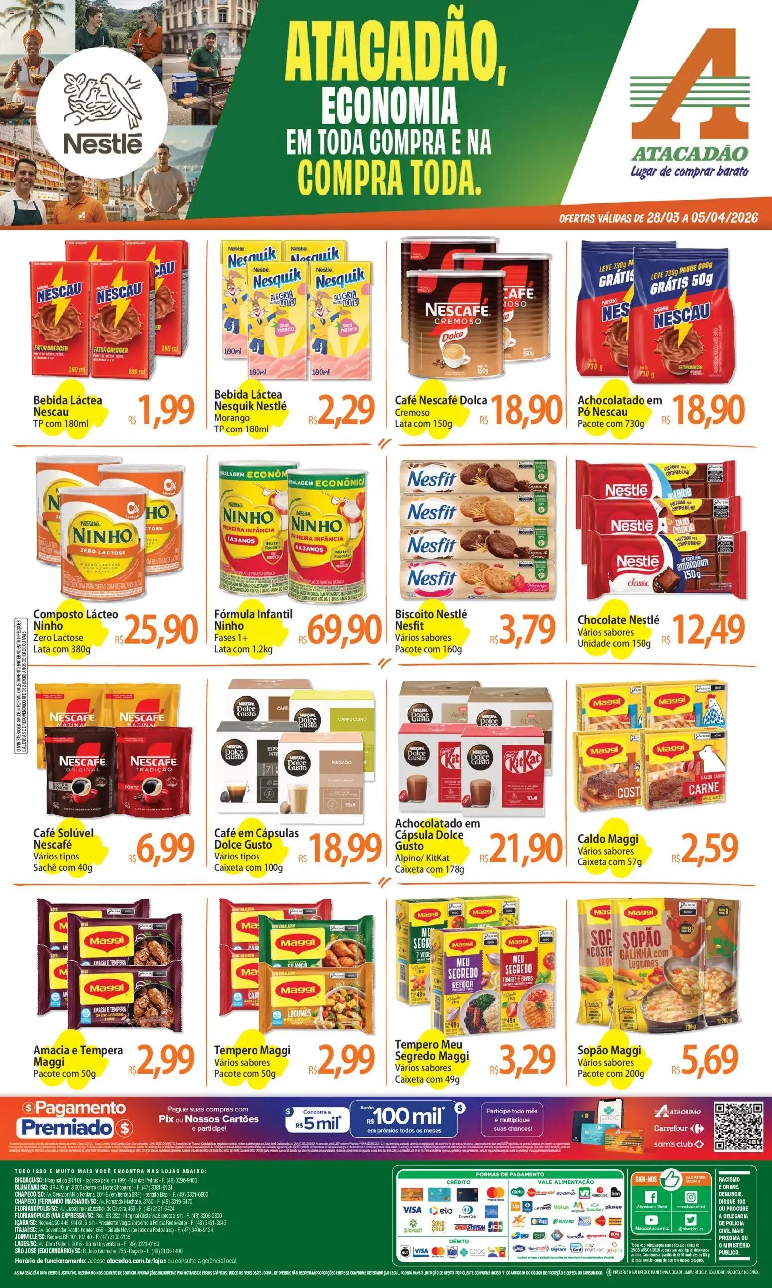 Atacadão folheto a partir de 28/03/2026 Atacadão ofertas - SC (2026-03-28 - 2026-04-05)