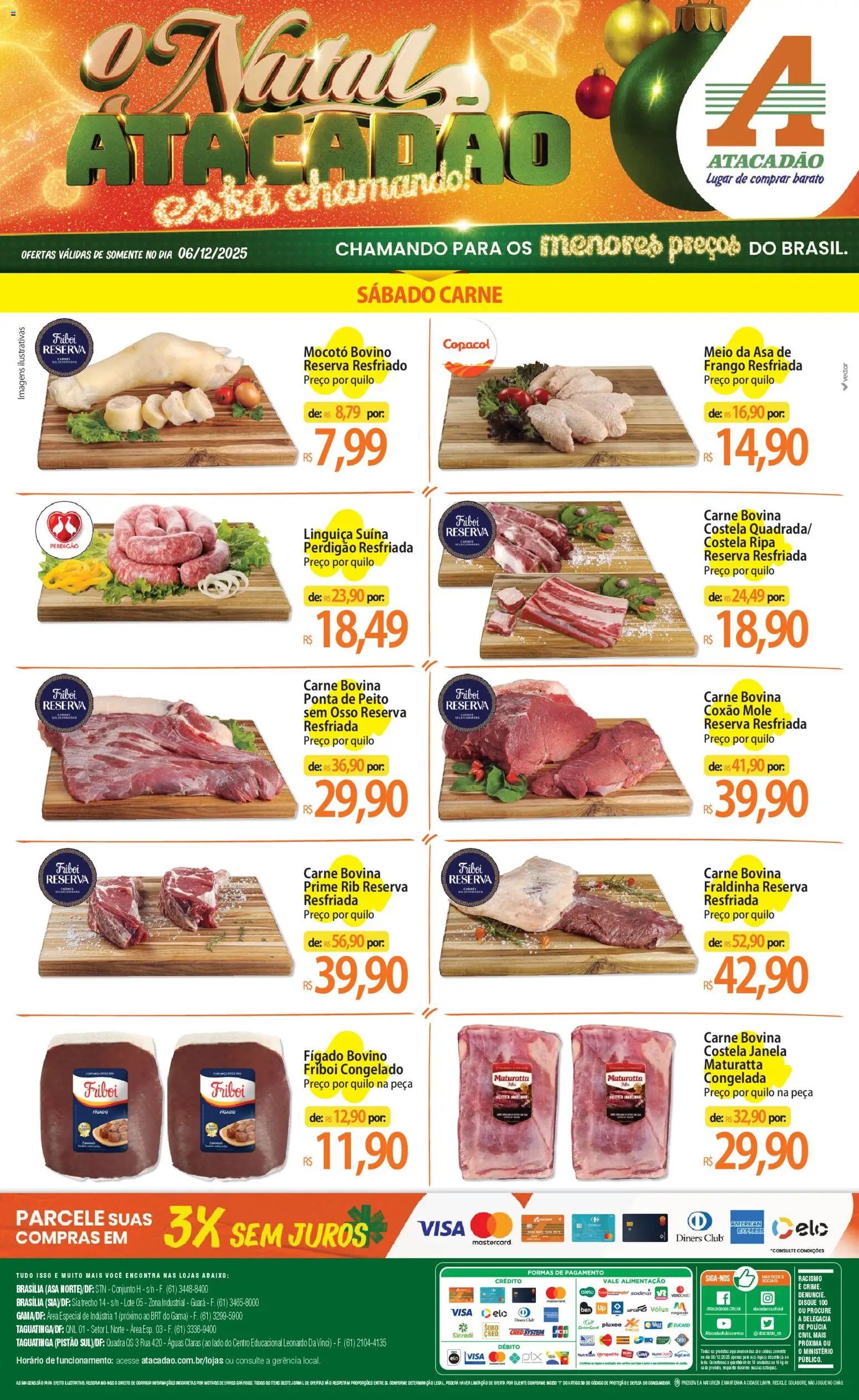 Atacadão folheto a partir de 06/12/2025 Ofertas - DF (2025-12-06 - 2025-12-06)