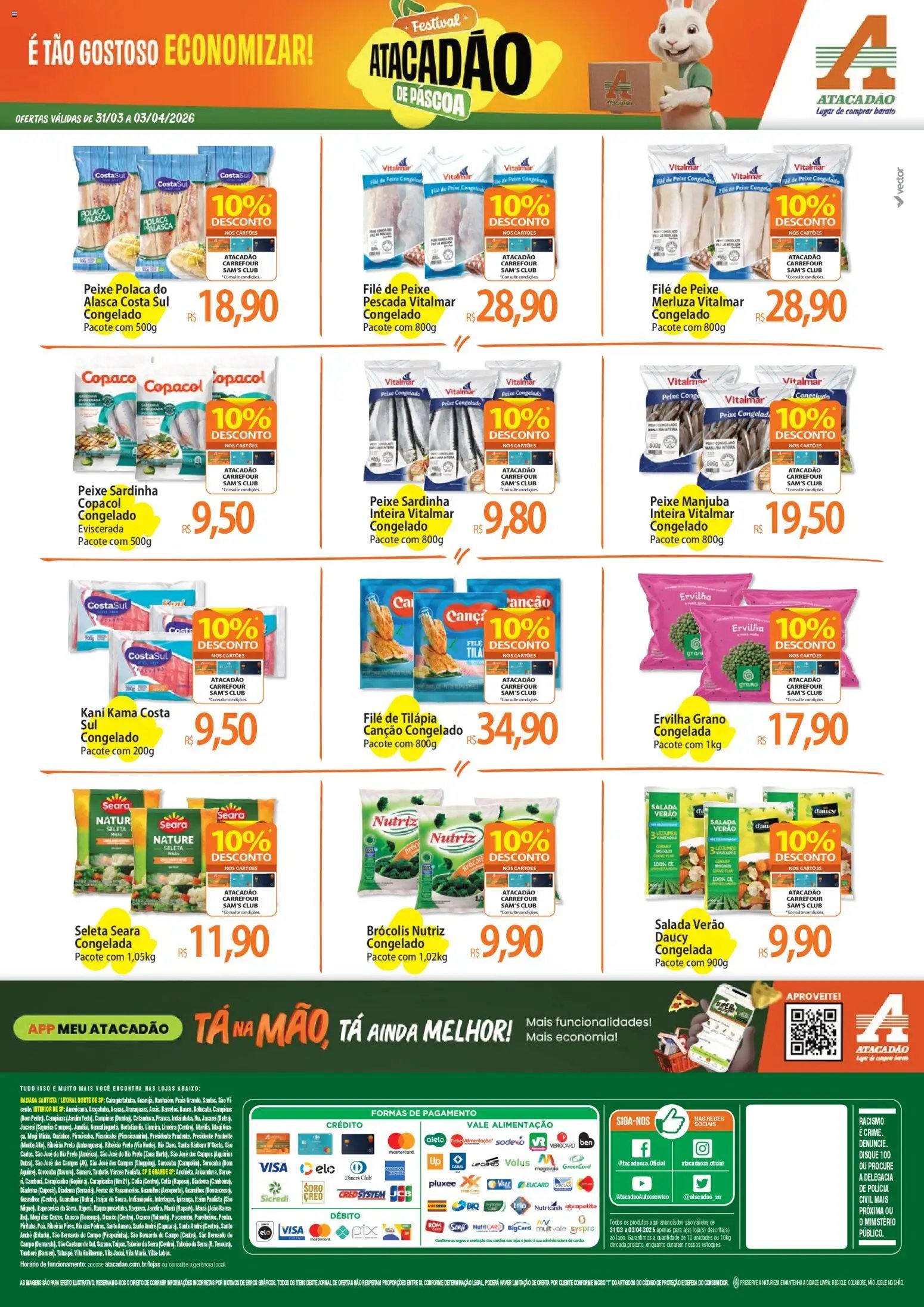 Atacadão folheto a partir de 31/03/2026 Atacadão ofertas - SP (2026-03-31 - 2026-04-03)