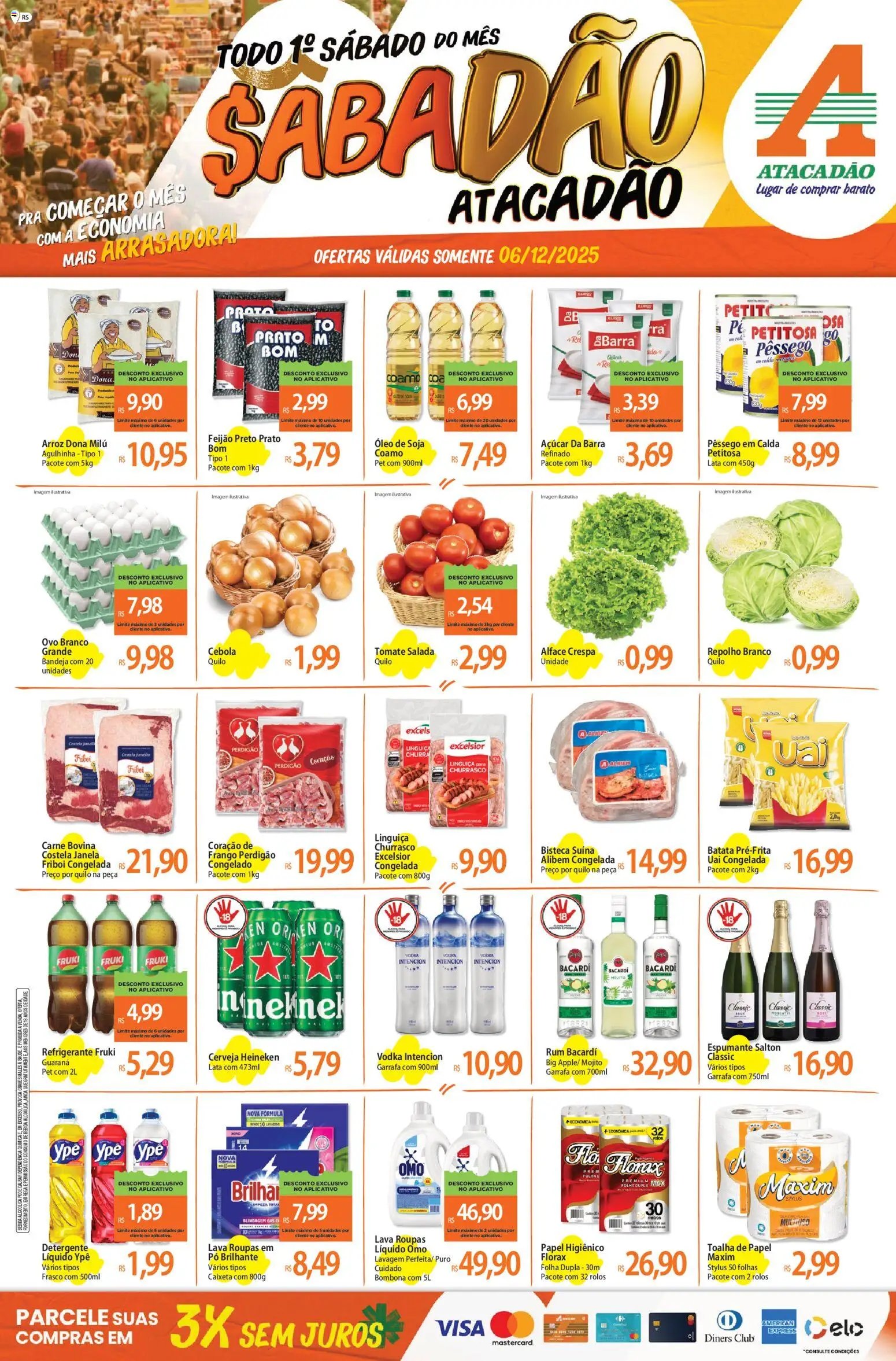 Atacadão folheto a partir de 06/12/2025 Ofertas - RS (2025-12-06 - 2025-12-06)