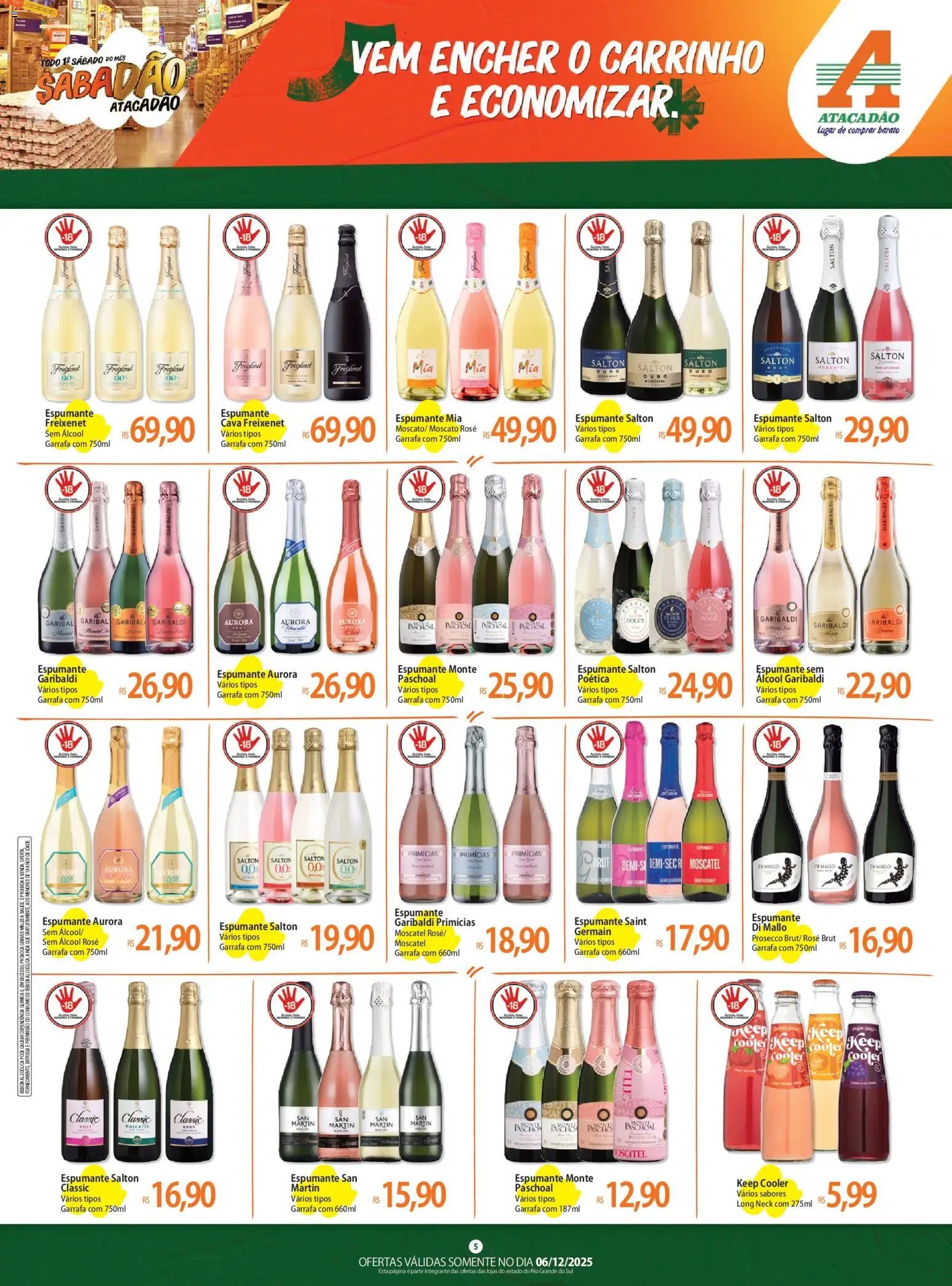 Atacadão folheto a partir de 06/12/2025 Ofertas - RS (2025-12-06 - 2025-12-06)