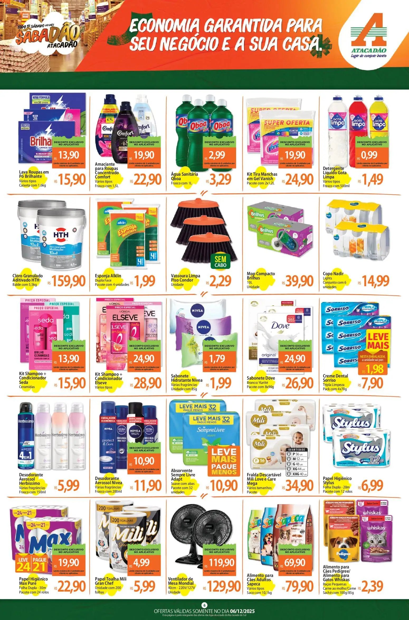 Atacadão folheto a partir de 06/12/2025 Ofertas - RS (2025-12-06 - 2025-12-06)
