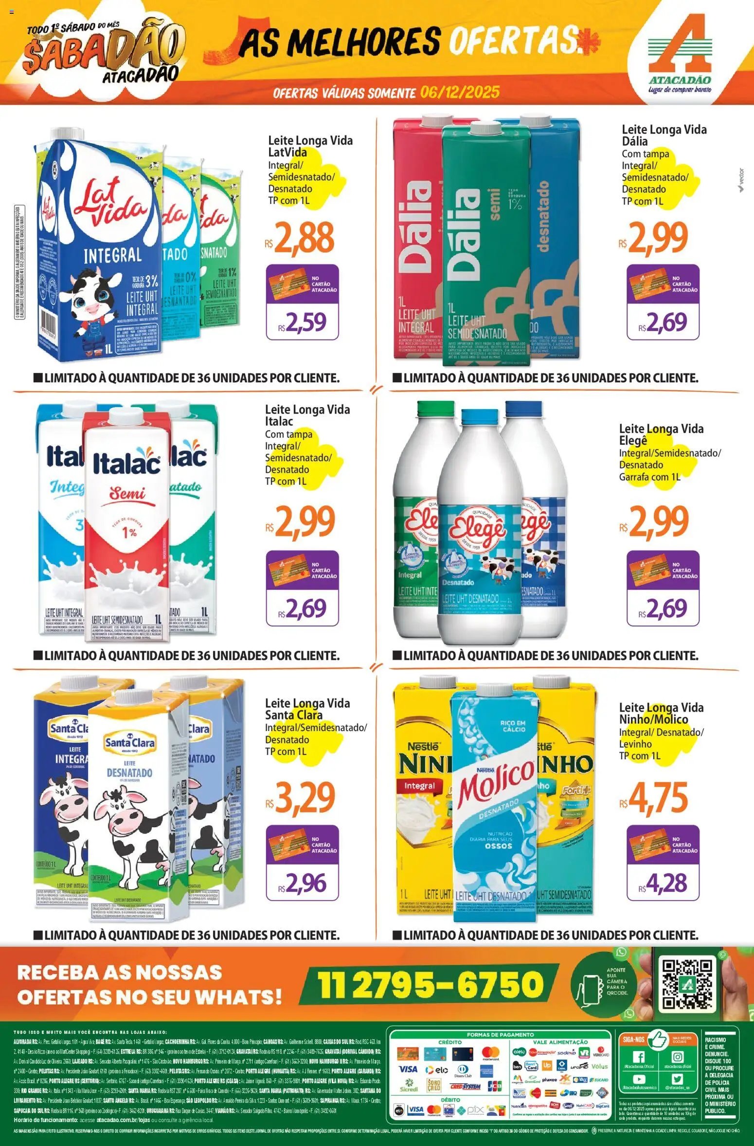 Atacadão folheto a partir de 06/12/2025 Ofertas - RS (2025-12-06 - 2025-12-06)