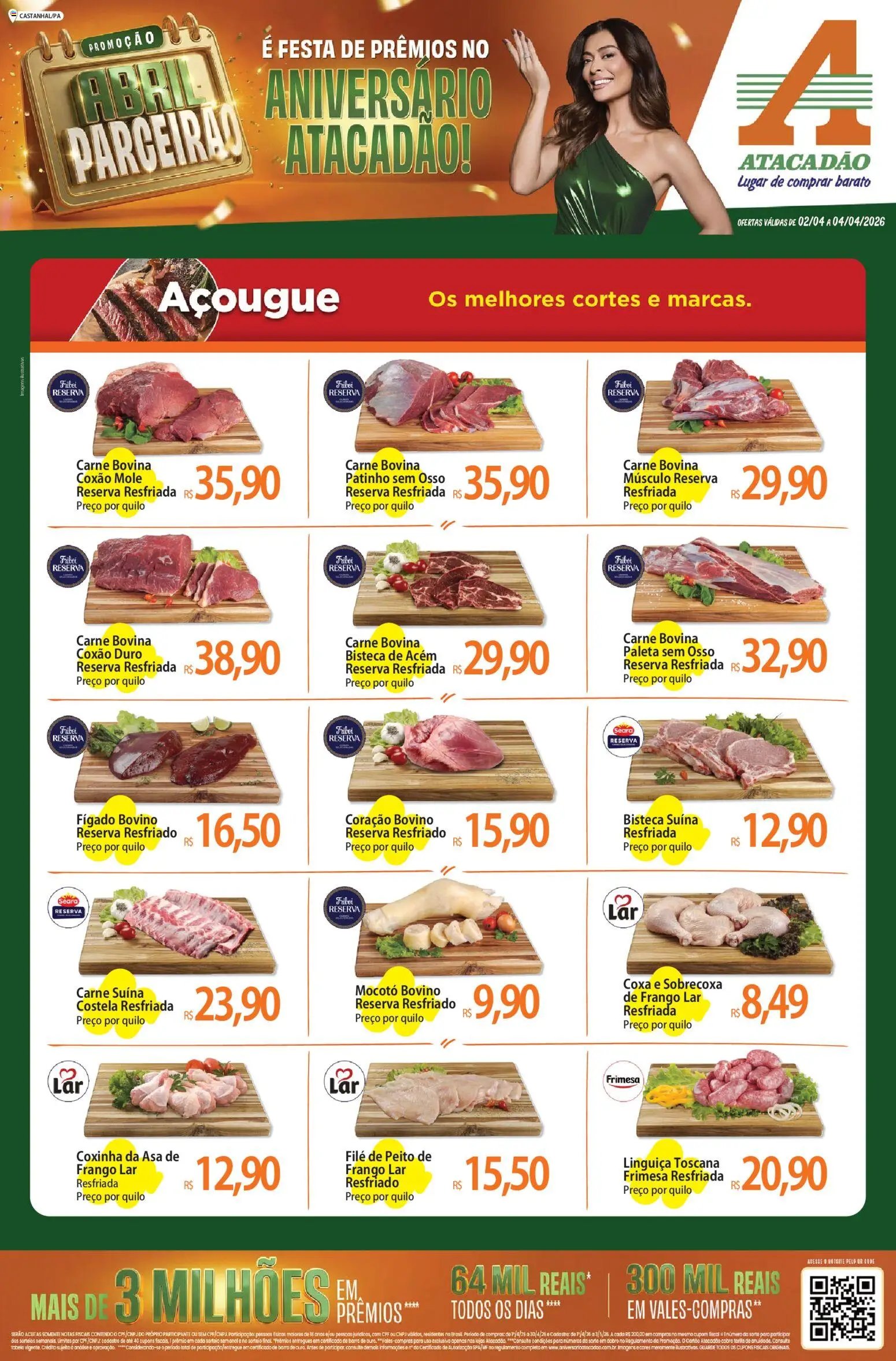 Atacadão folheto a partir de 02/04/2026 Atacadão ofertas - PA (2026-04-02 - 2026-04-04)