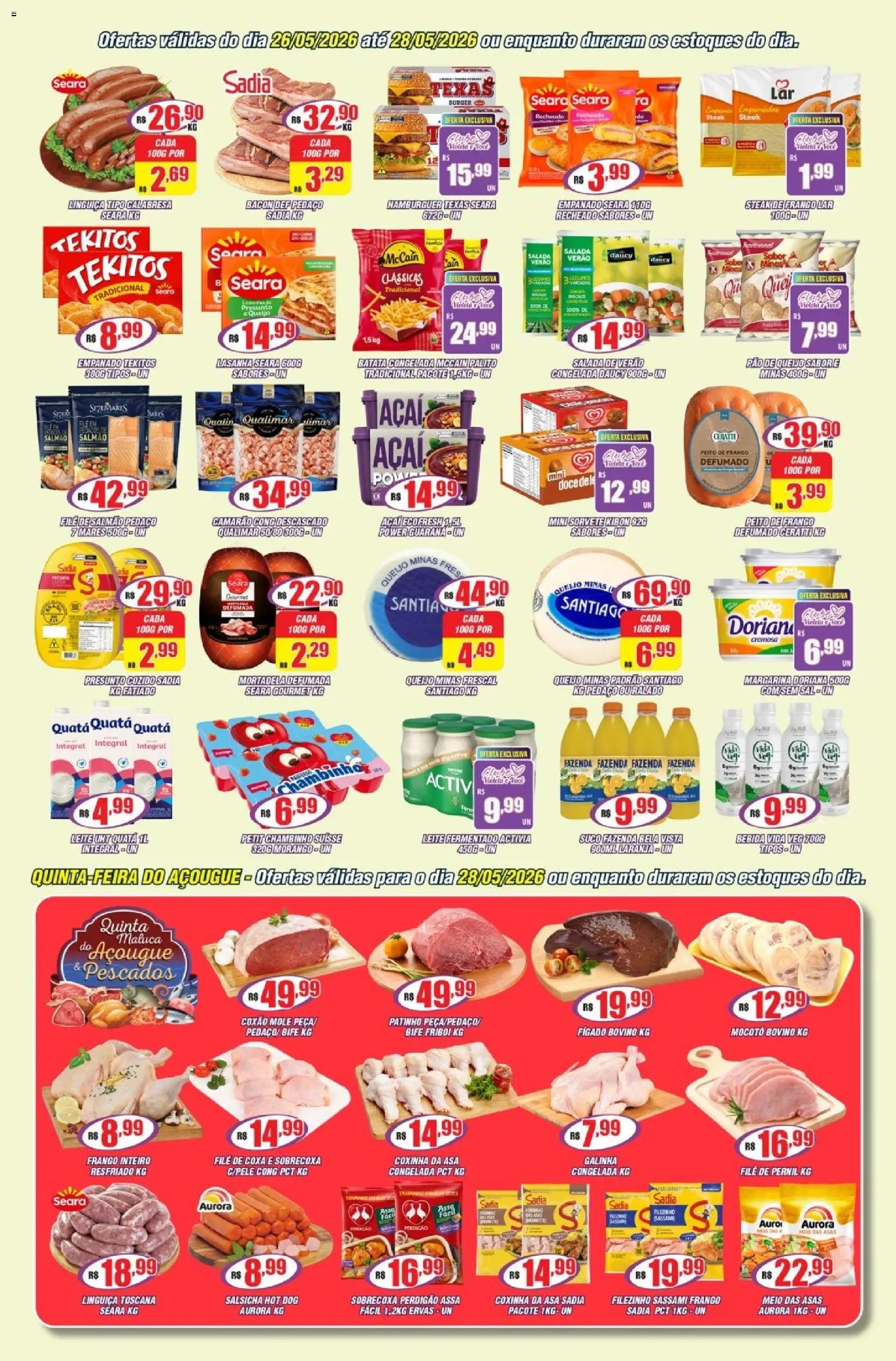 Violeta Supermercados folheto a partir de 26/05/2026 Violeta Supermercados - Ofertas da semana (2026-05-26 - 2026-05-27)