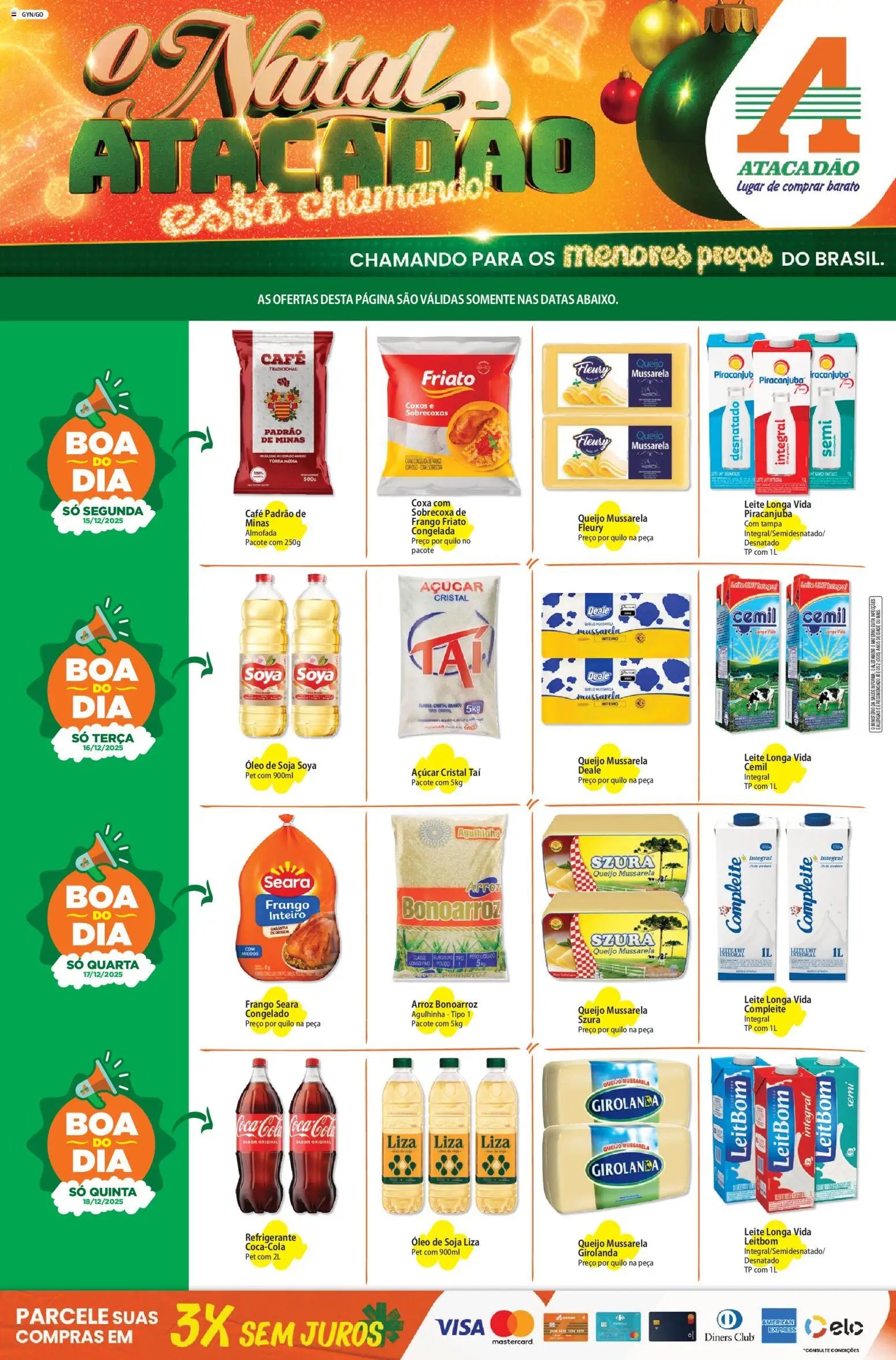 Atacadão folheto a partir de 15/12/2025 Ofertas - GO (2025-12-15 - 2025-12-18)