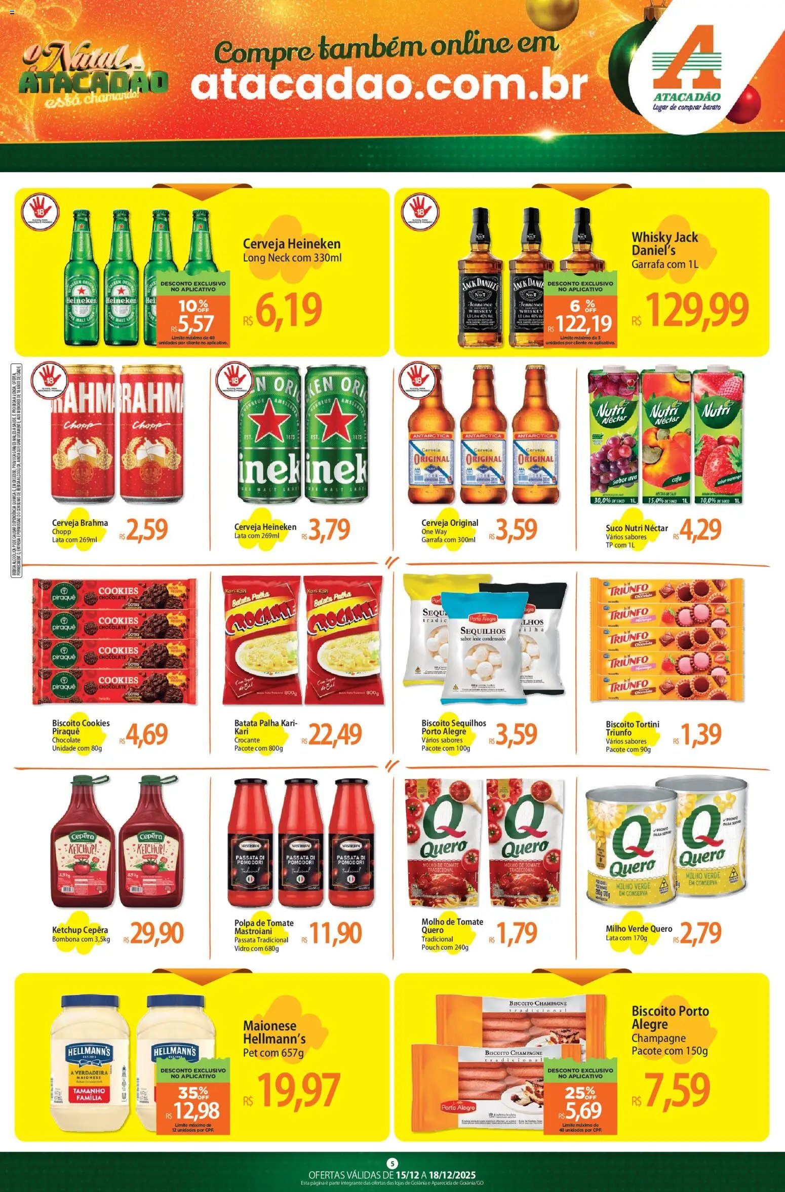 Atacadão folheto a partir de 15/12/2025 Ofertas - GO (2025-12-15 - 2025-12-18)