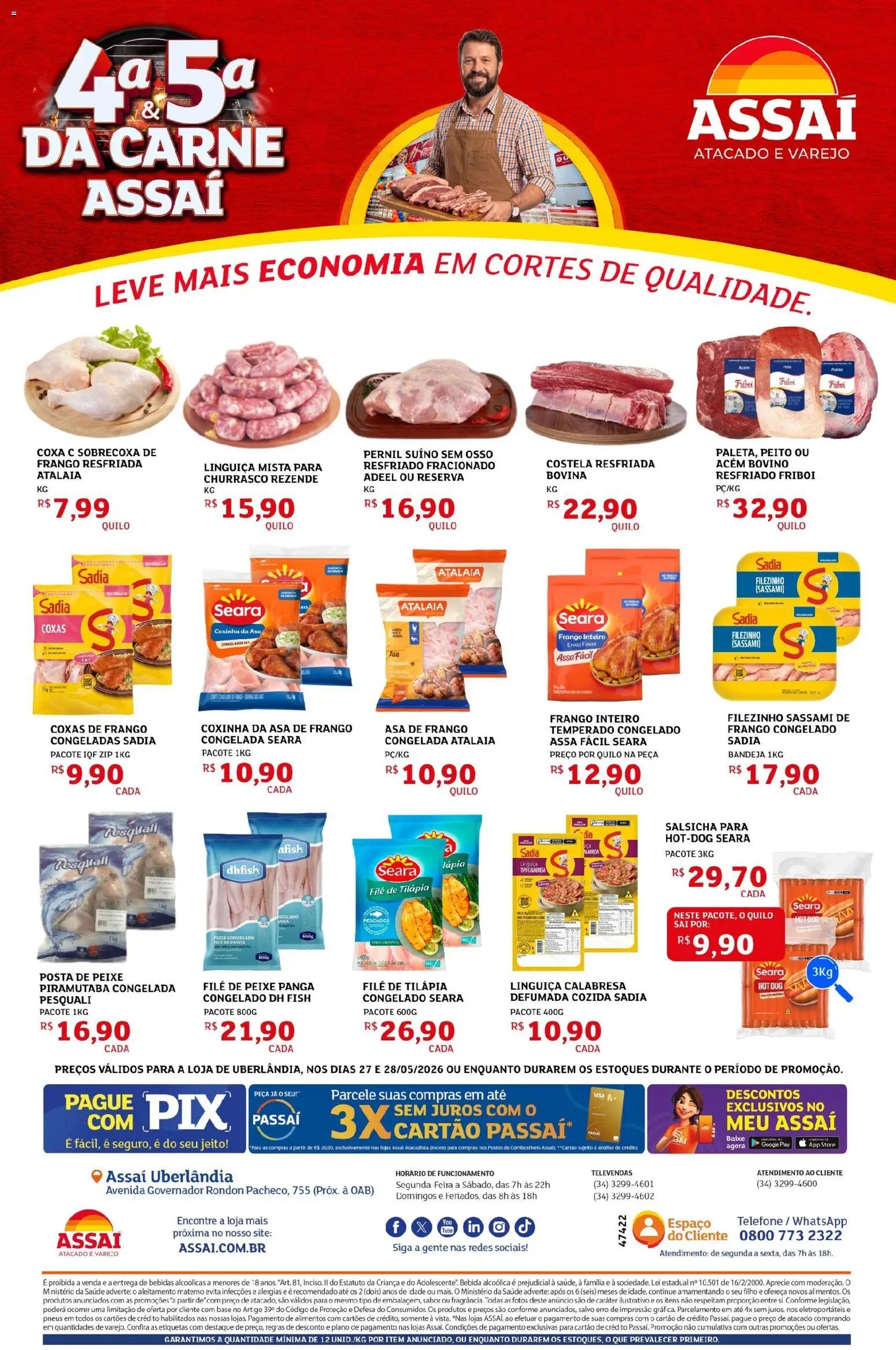 Assaí Atacadista folheto a partir de 27/05/2026 Assaí Atacadista ofertas - MG (2026-05-27 - 2026-05-28)
