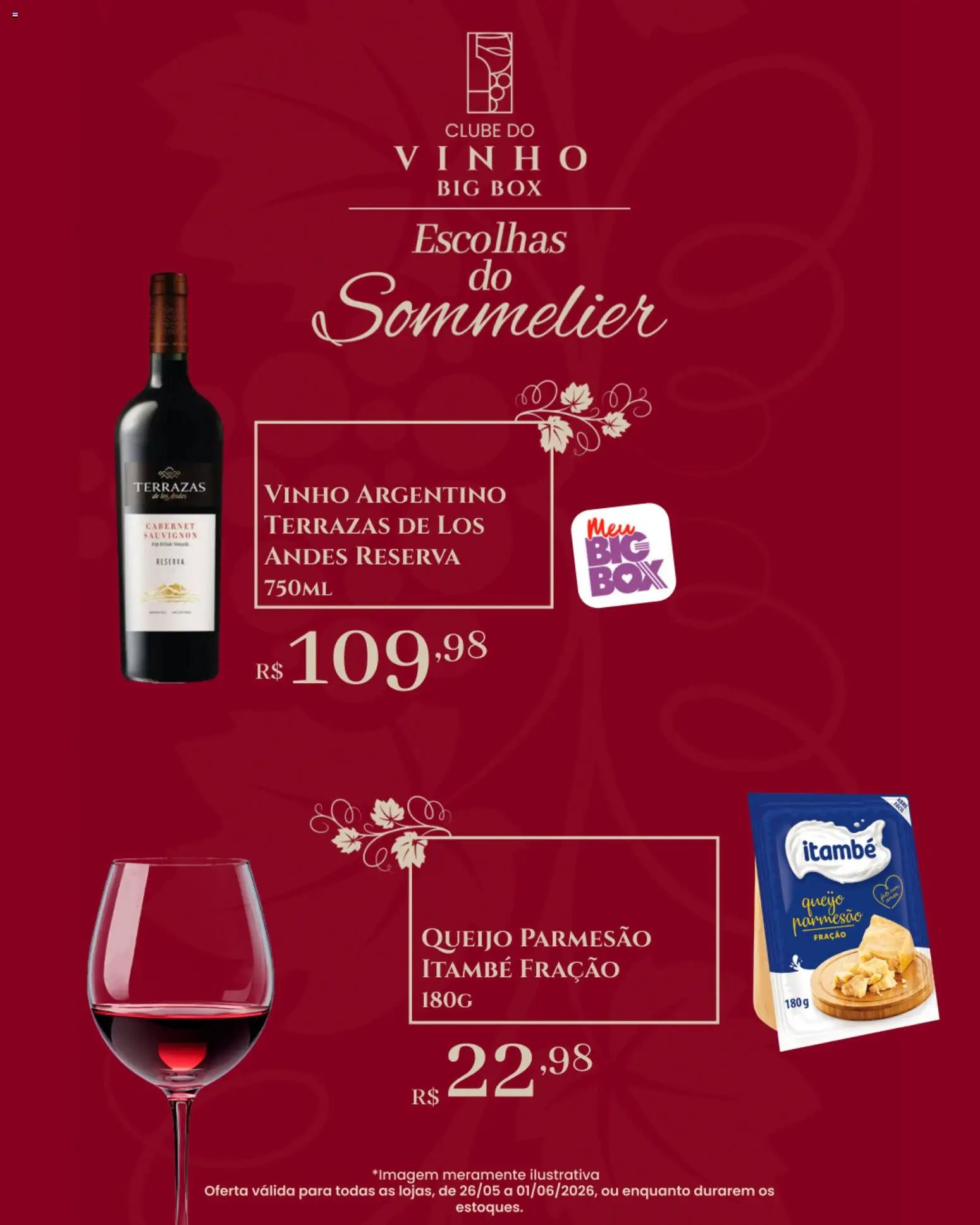 Big Box folheto a partir de 26/05/2026 Big Box ofertas Clube do Vinho (2026-05-26 - 2026-06-01)