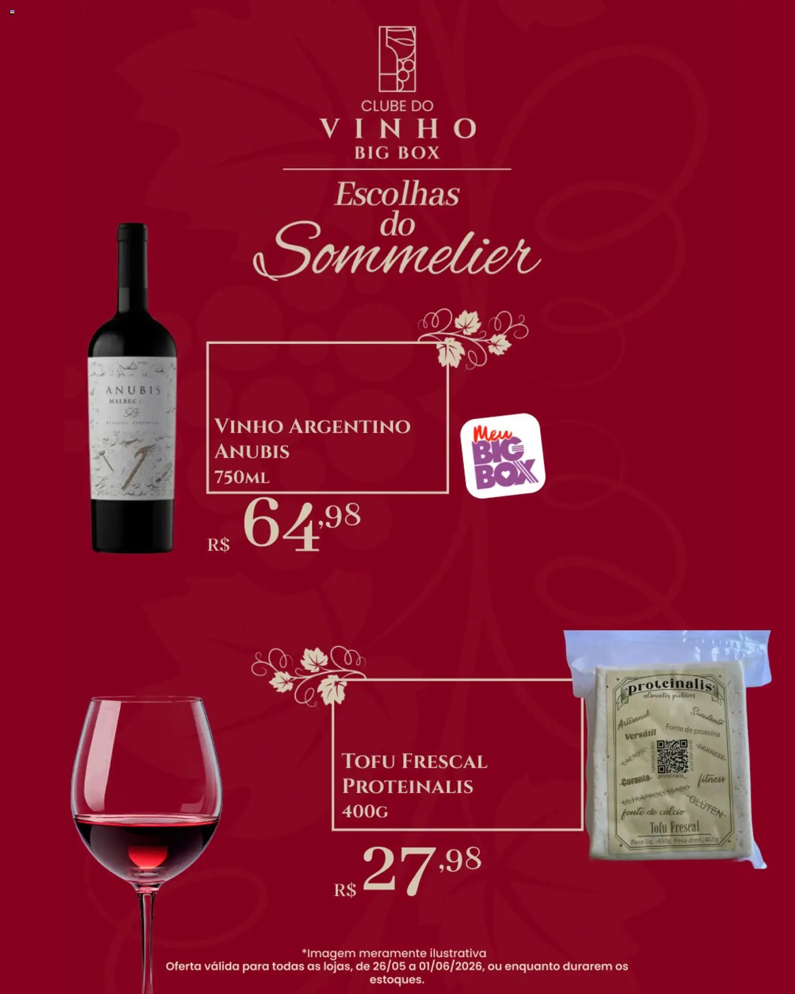 Big Box folheto a partir de 26/05/2026 Big Box ofertas Clube do Vinho (2026-05-26 - 2026-06-01)