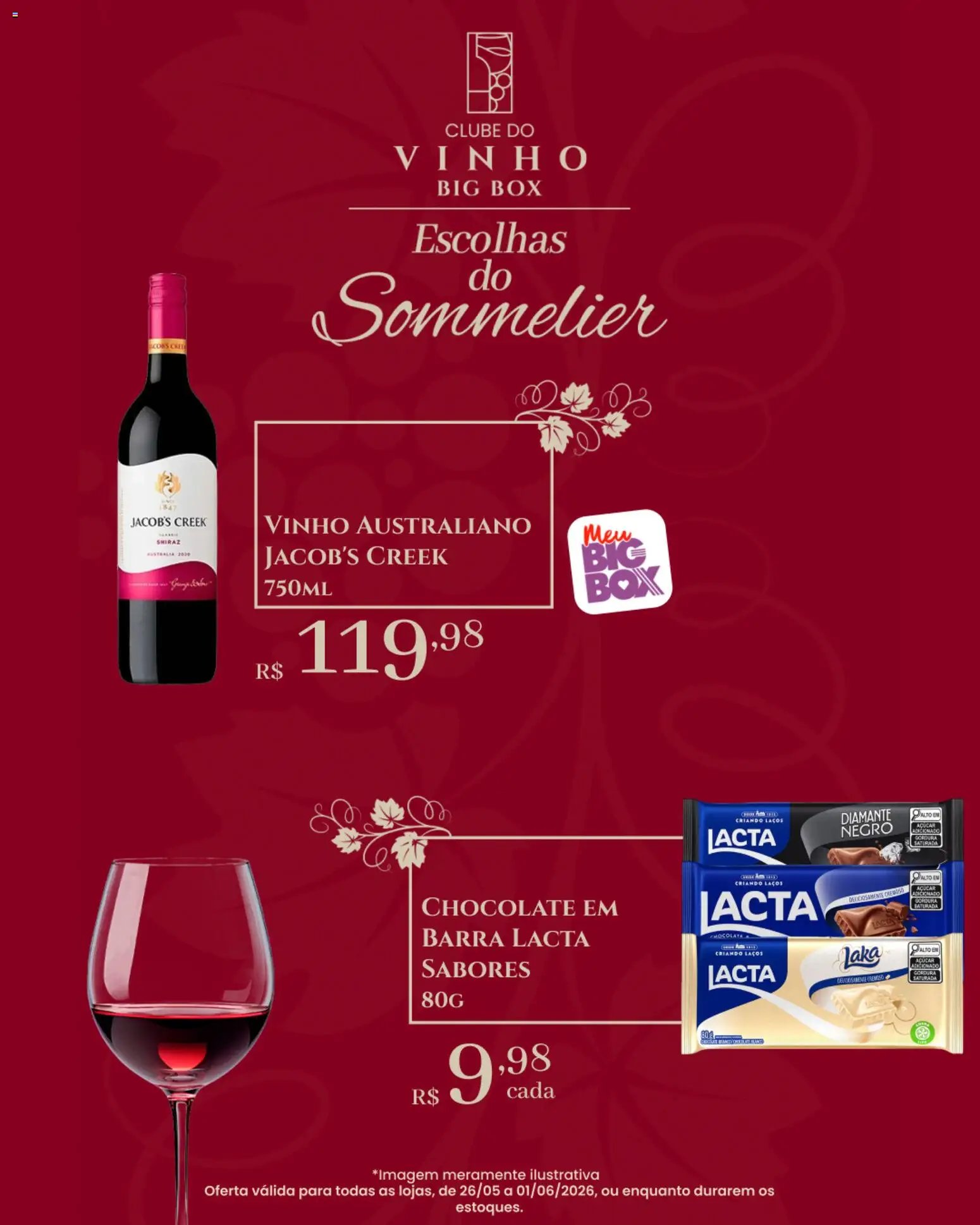 Big Box folheto a partir de 26/05/2026 Big Box ofertas Clube do Vinho (2026-05-26 - 2026-06-01)