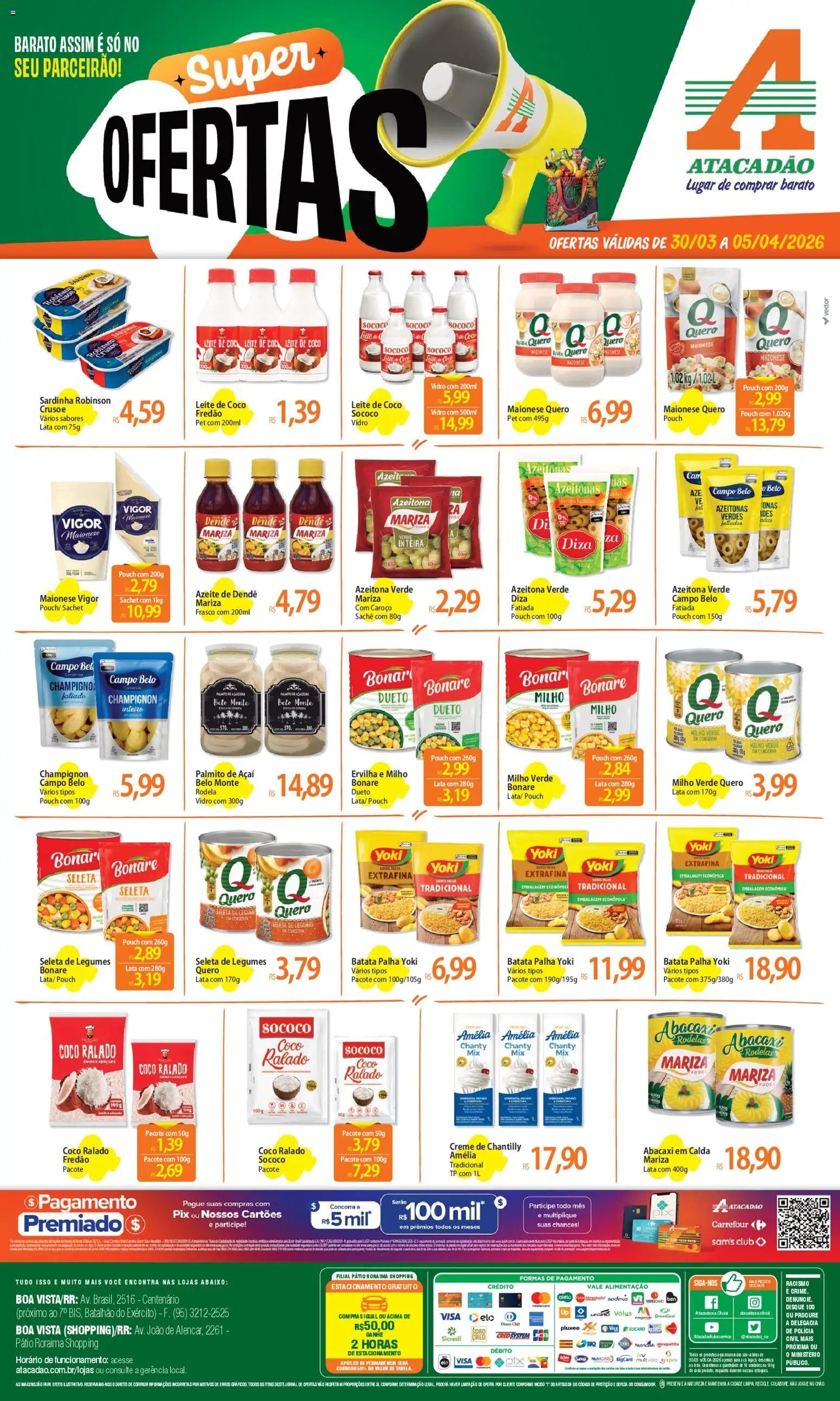 Atacadão folheto a partir de 30/03/2026 Atacadão ofertas - RR (2026-03-30 - 2026-04-05)