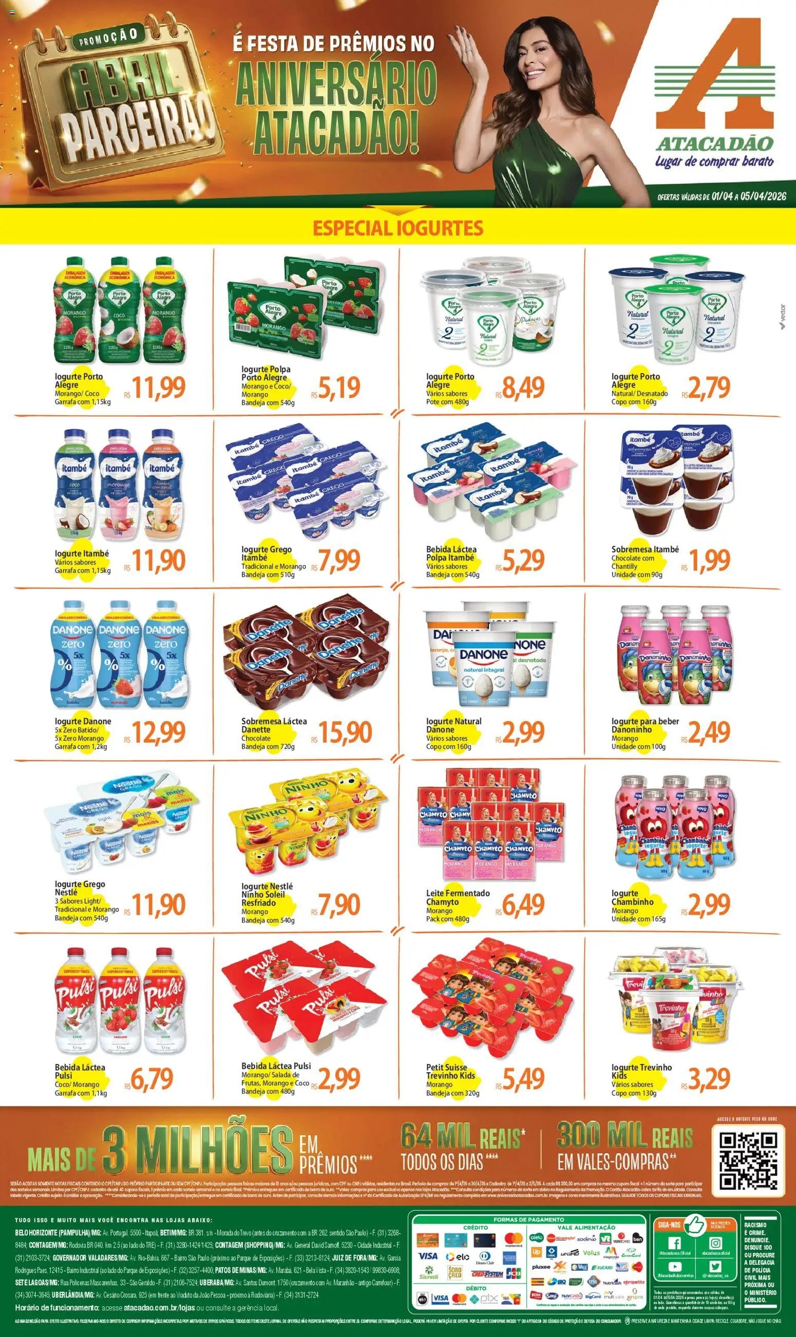 Atacadão folheto a partir de 01/04/2026 Atacadão ofertas - MG (2026-04-01 - 2026-04-05)