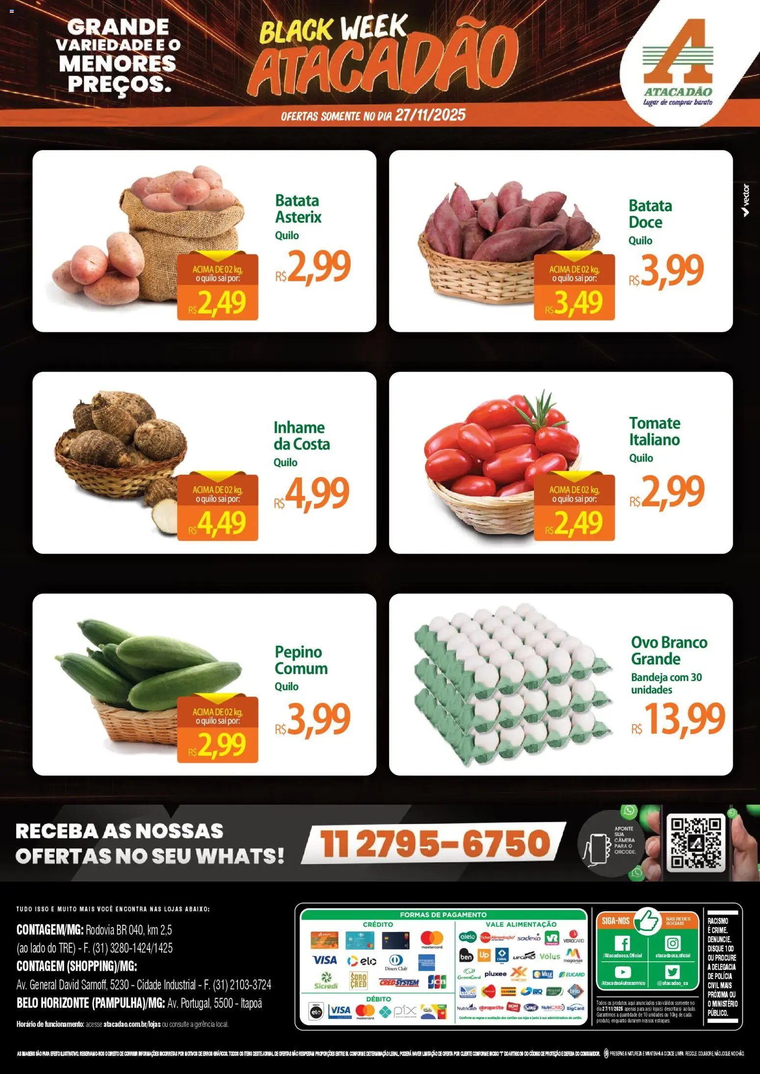 Atacadão folheto a partir de 27/11/2025 Ofertas - MG (2025-11-27 - 2025-11-27)