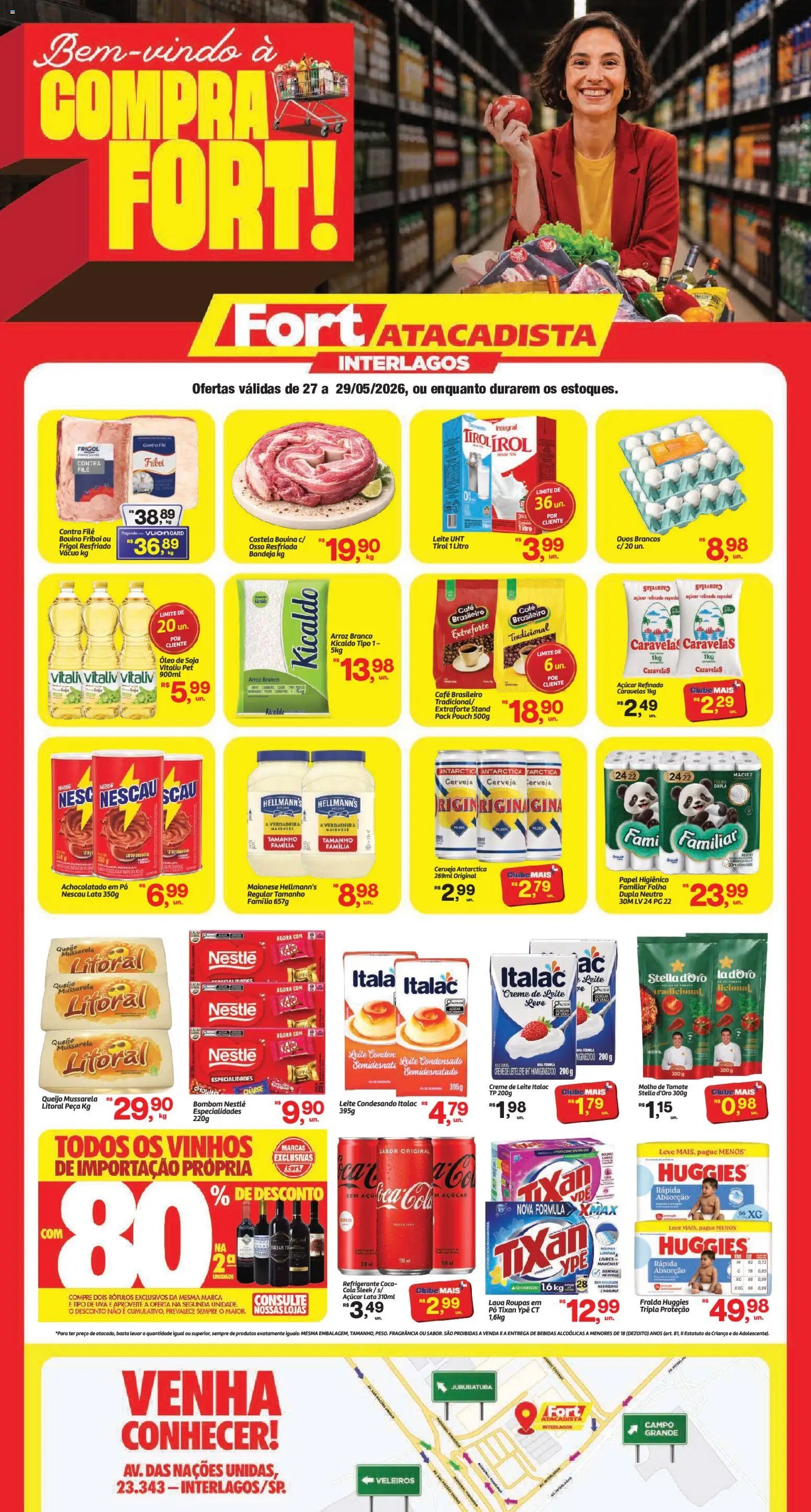 Fort Atacadista folheto a partir de 27/05/2026 Fort Atacadista ofertas Semanal (2026-05-27 - 2026-05-29)