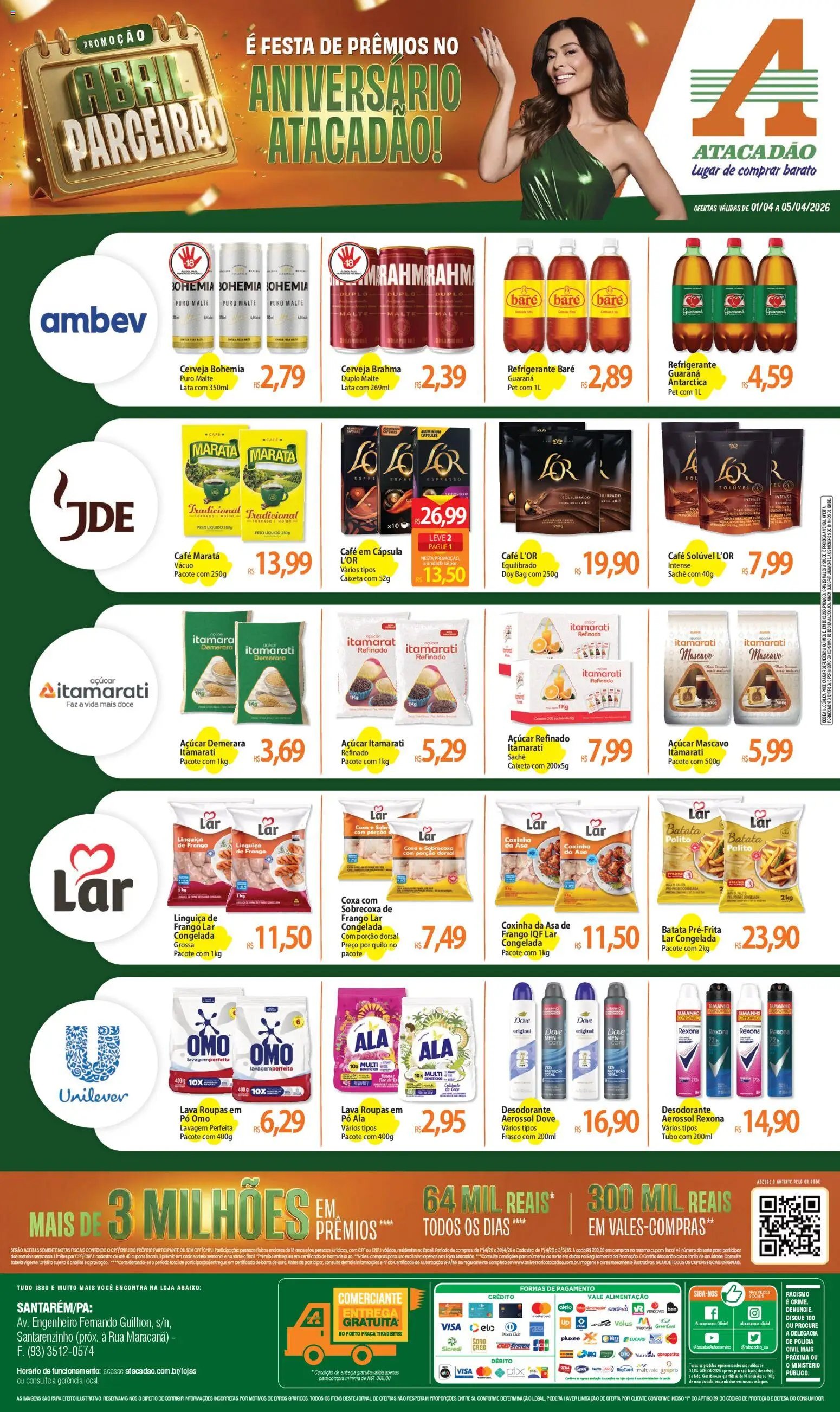 Atacadão folheto a partir de 01/04/2026 Atacadão ofertas - PA (2026-04-01 - 2026-04-05)