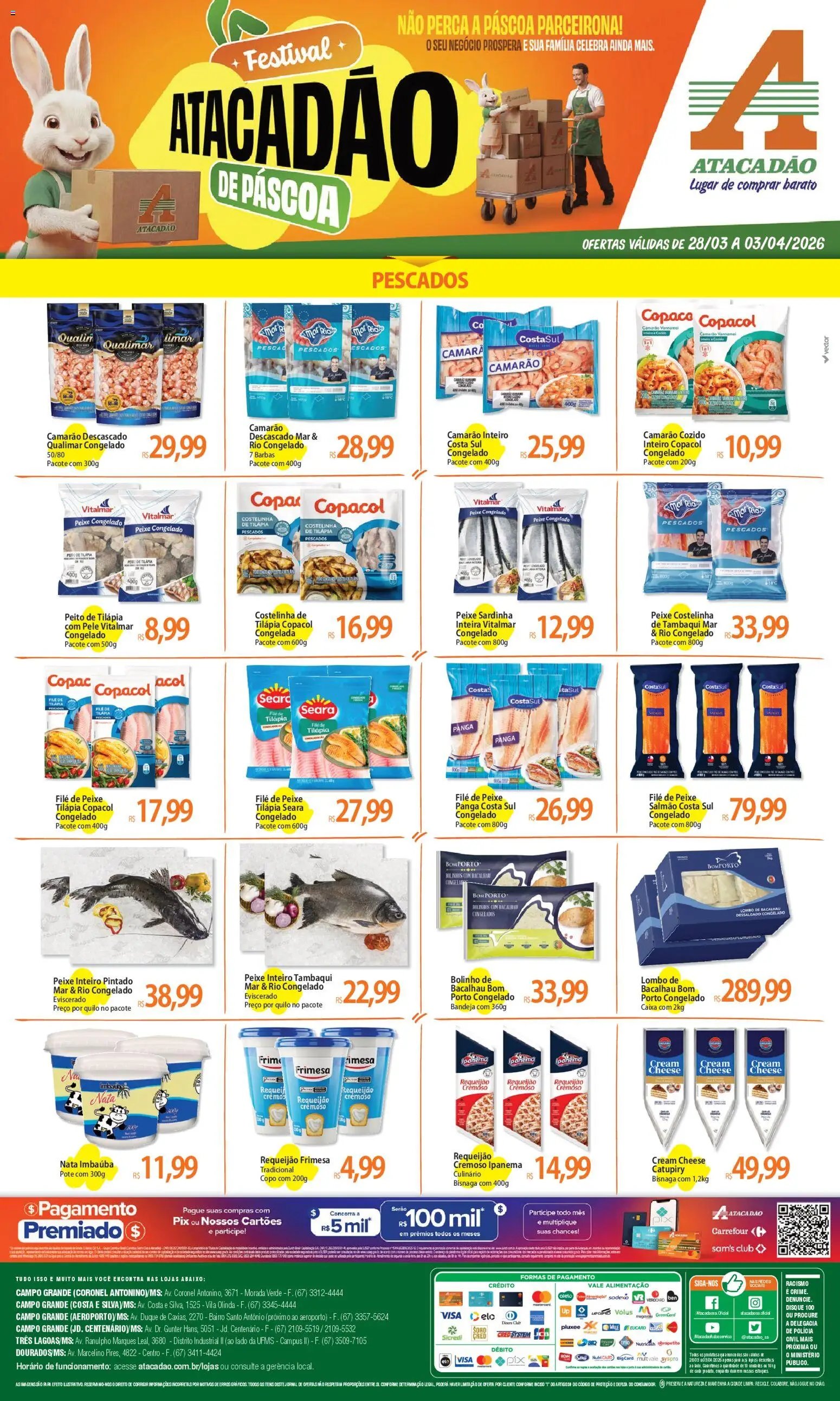 Atacadão folheto a partir de 28/03/2026 Atacadão ofertas - MS (2026-03-28 - 2026-04-03)