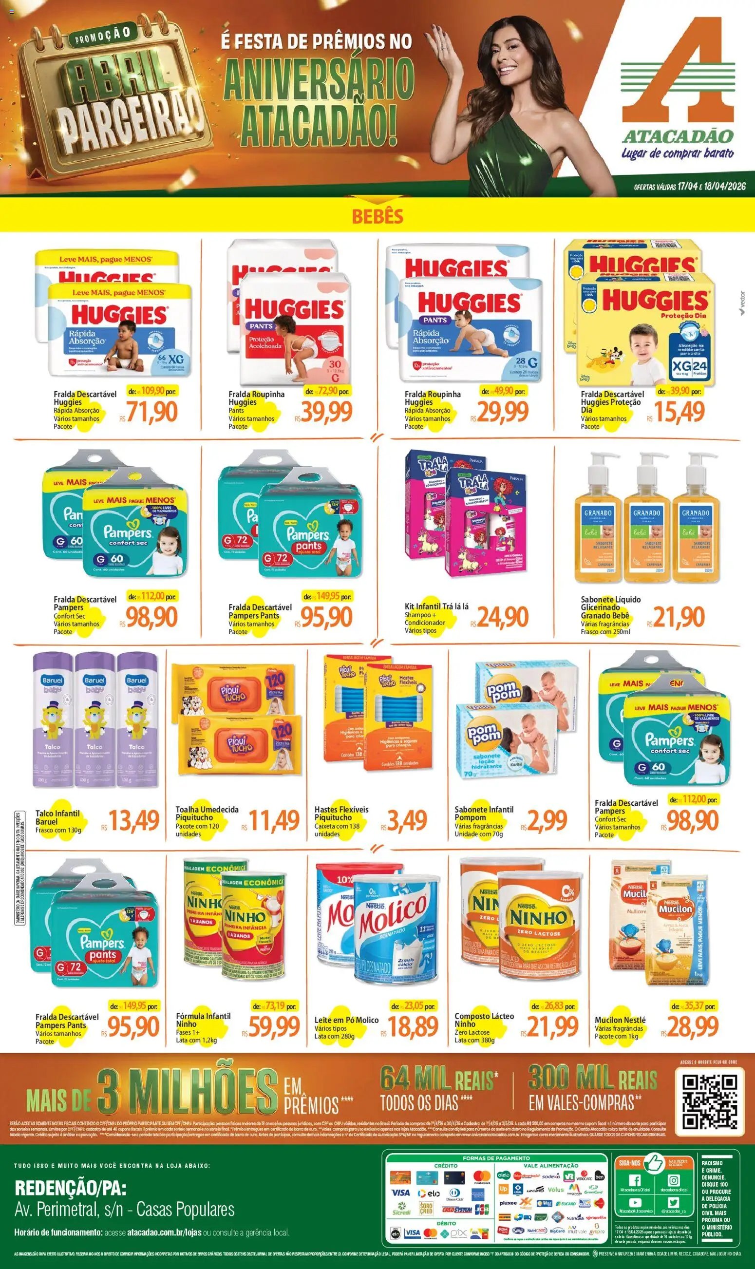 Atacadão folheto a partir de 17/04/2026 Atacadão ofertas - PA (2026-04-17 - 2026-04-18)