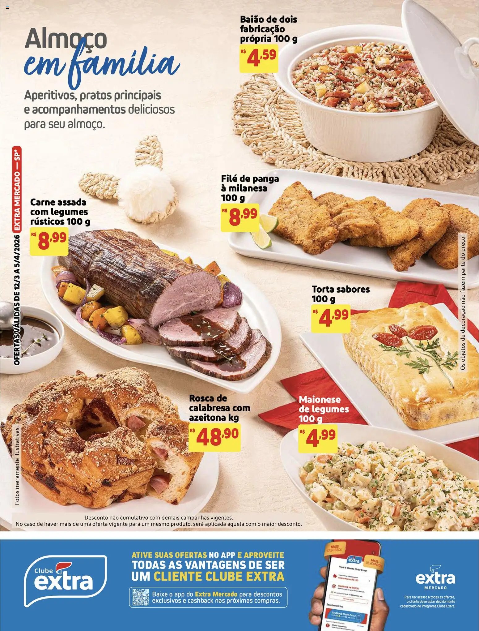 Extra folheto a partir de 12/03/2026 Extra ofertas de Mercado Páscoa (2026-03-12 - 2026-04-05)