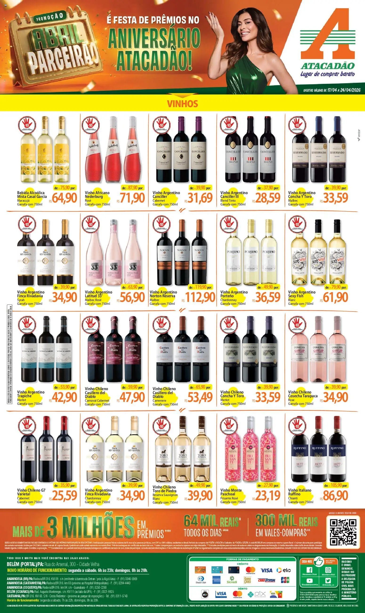Atacadão folheto a partir de 17/04/2026 Atacadão ofertas - PA (2026-04-17 - 2026-04-24)