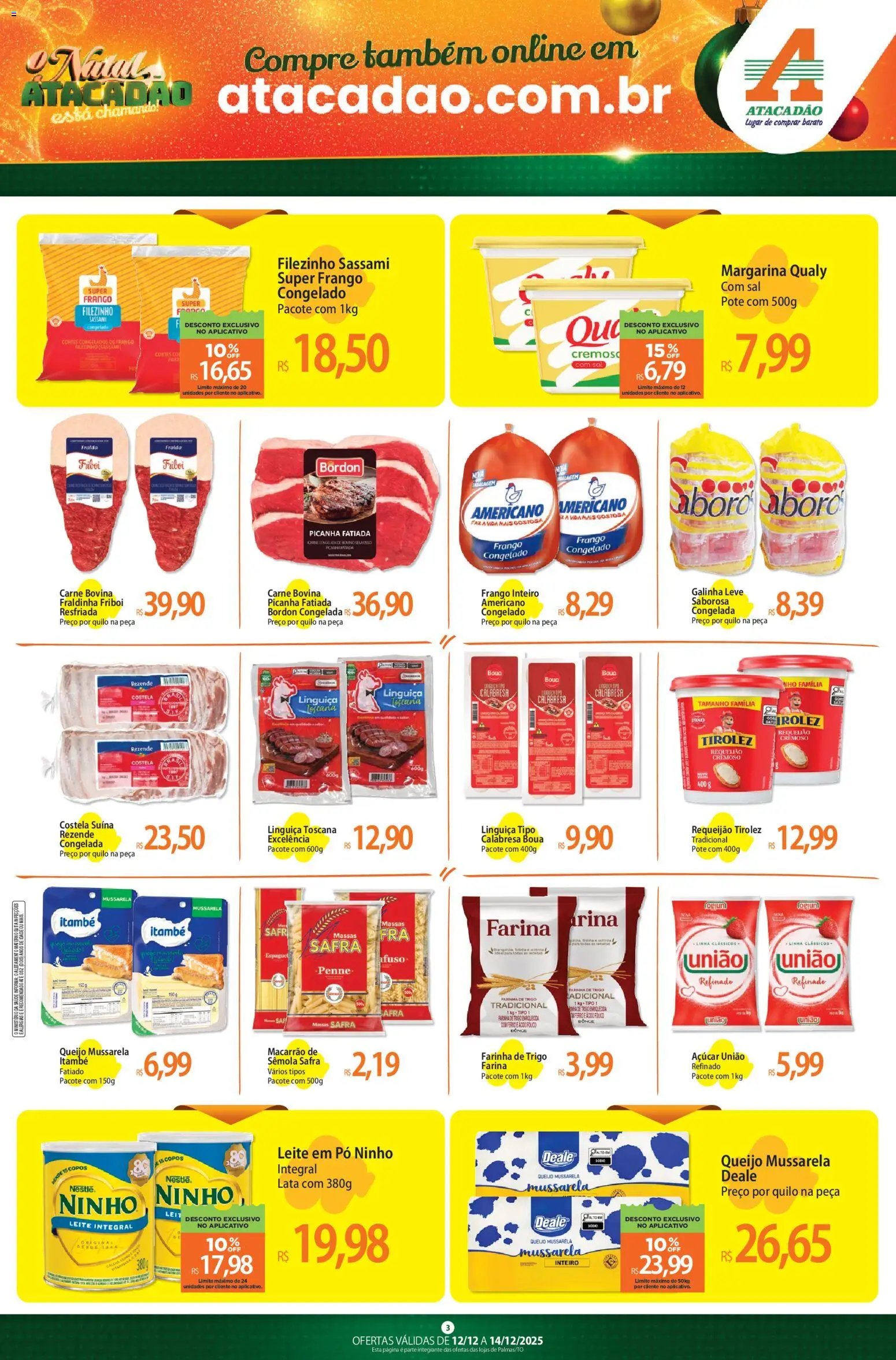 Atacadão folheto a partir de 12/12/2025 Ofertas - TO (2025-12-12 - 2025-12-14)