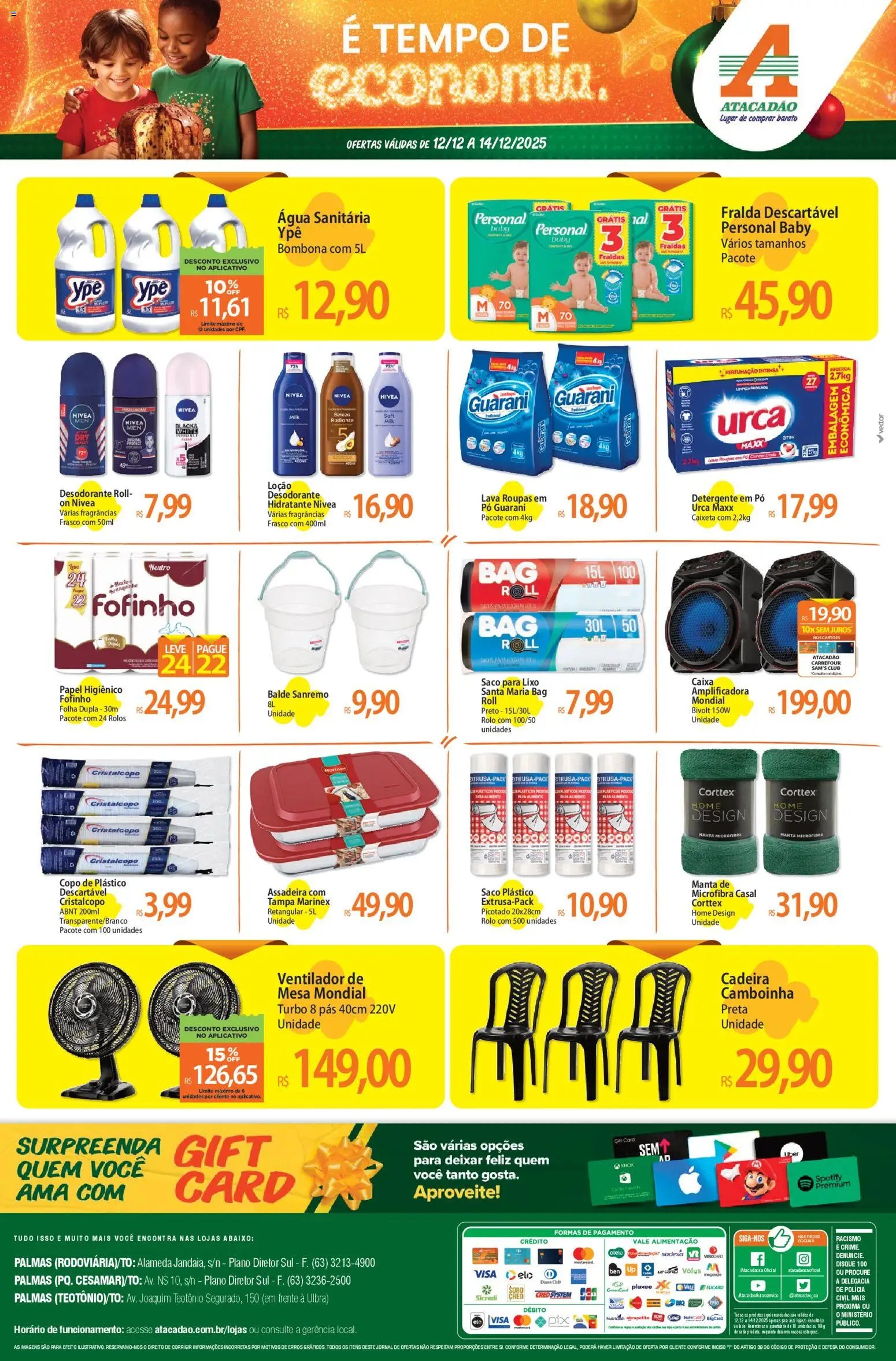 Atacadão folheto a partir de 12/12/2025 Ofertas - TO (2025-12-12 - 2025-12-14)