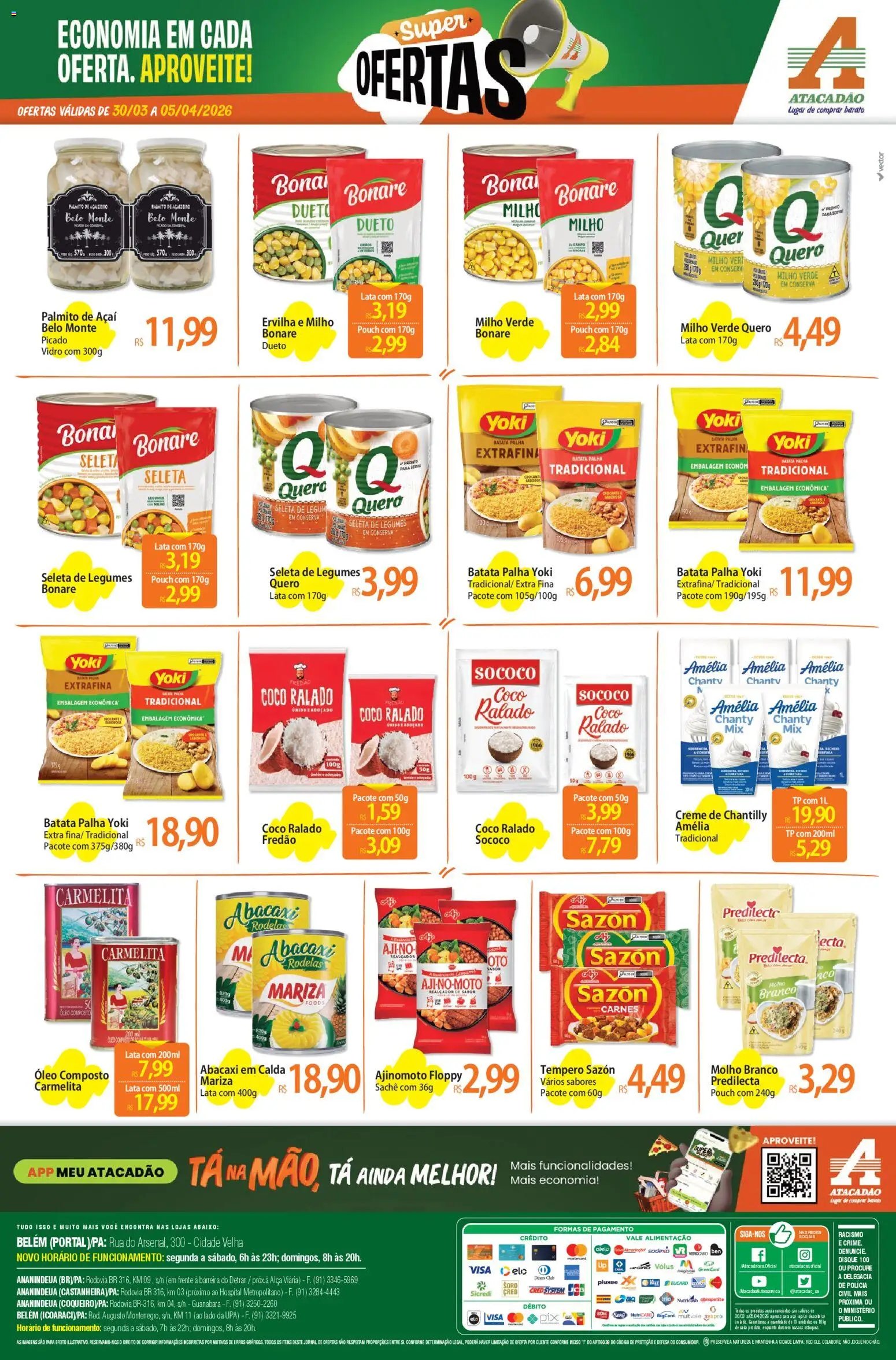 Atacadão folheto a partir de 30/03/2026 Atacadão ofertas - PA (2026-03-30 - 2026-04-05)