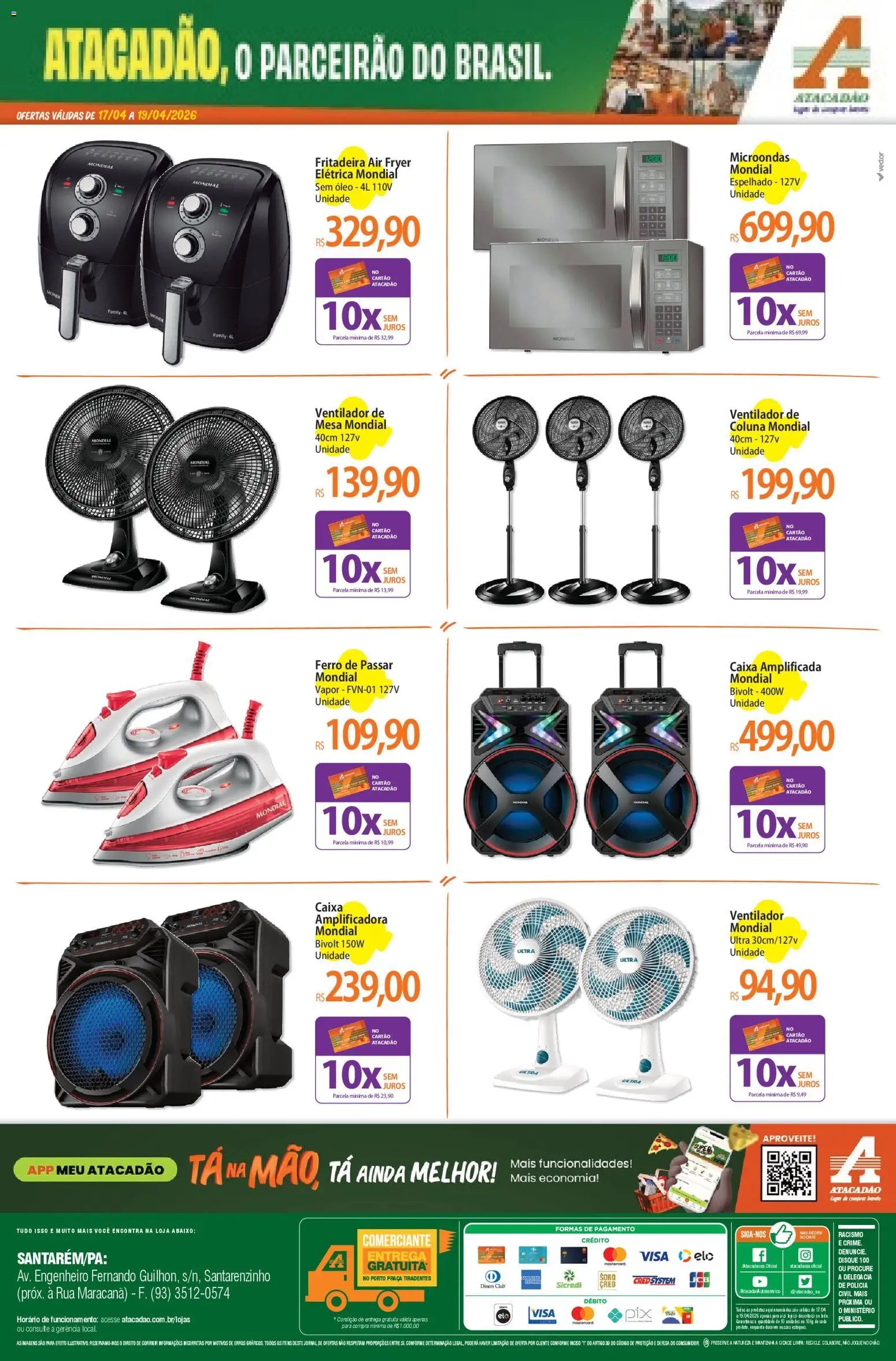 Atacadão folheto a partir de 17/04/2026 Atacadão ofertas - PA (2026-04-17 - 2026-04-19)