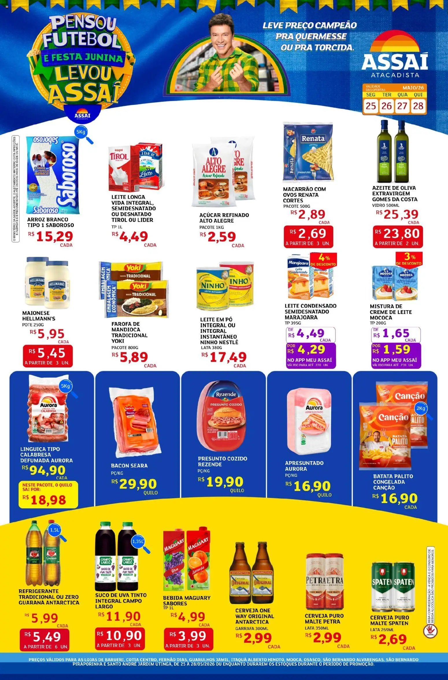 Assaí Atacadista folheto a partir de 25/05/2026 Assaí Atacadista ofertas - SP (2026-05-25 - 2026-05-28)