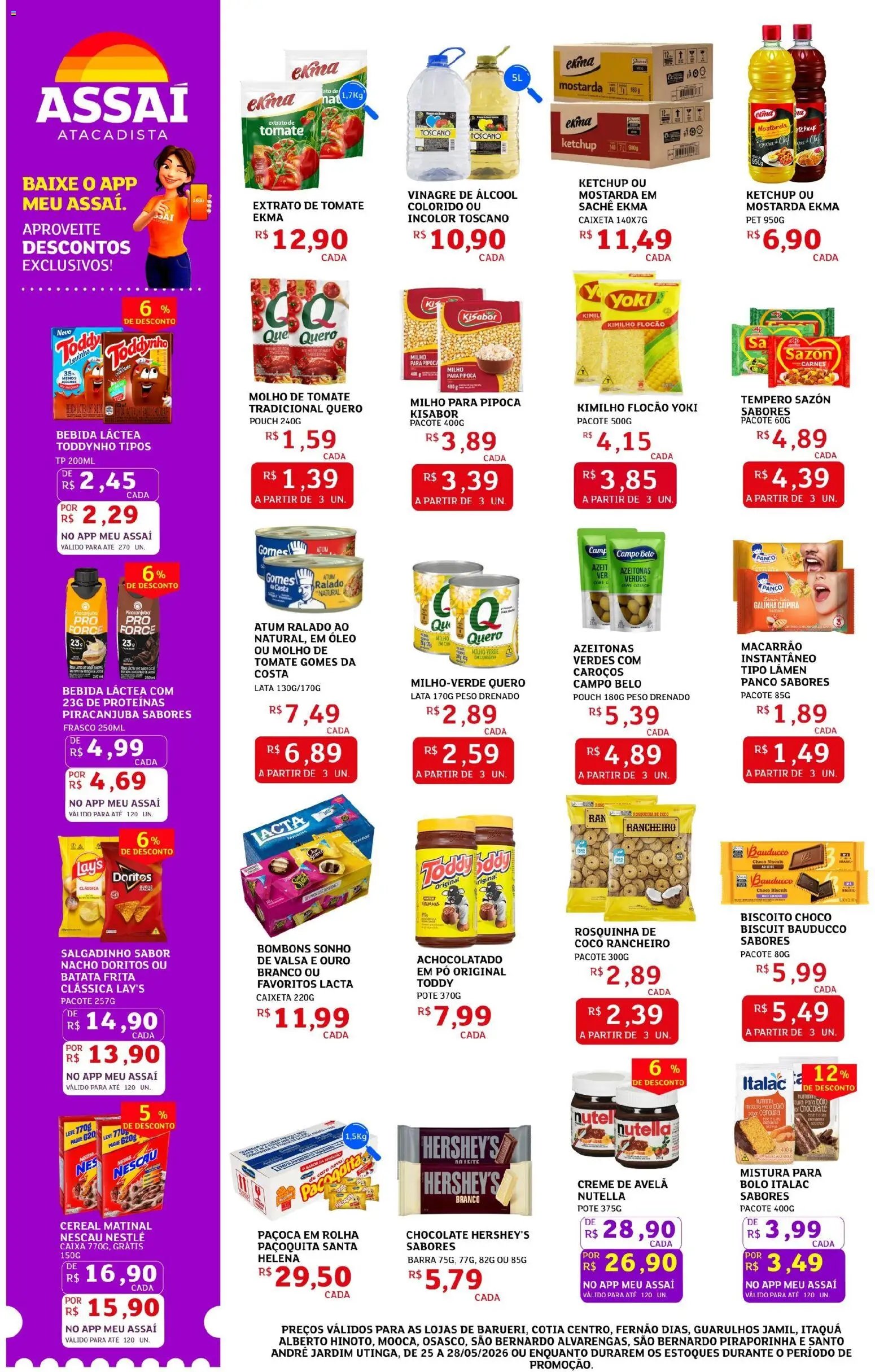 Assaí Atacadista folheto a partir de 25/05/2026 Assaí Atacadista ofertas - SP (2026-05-25 - 2026-05-28)