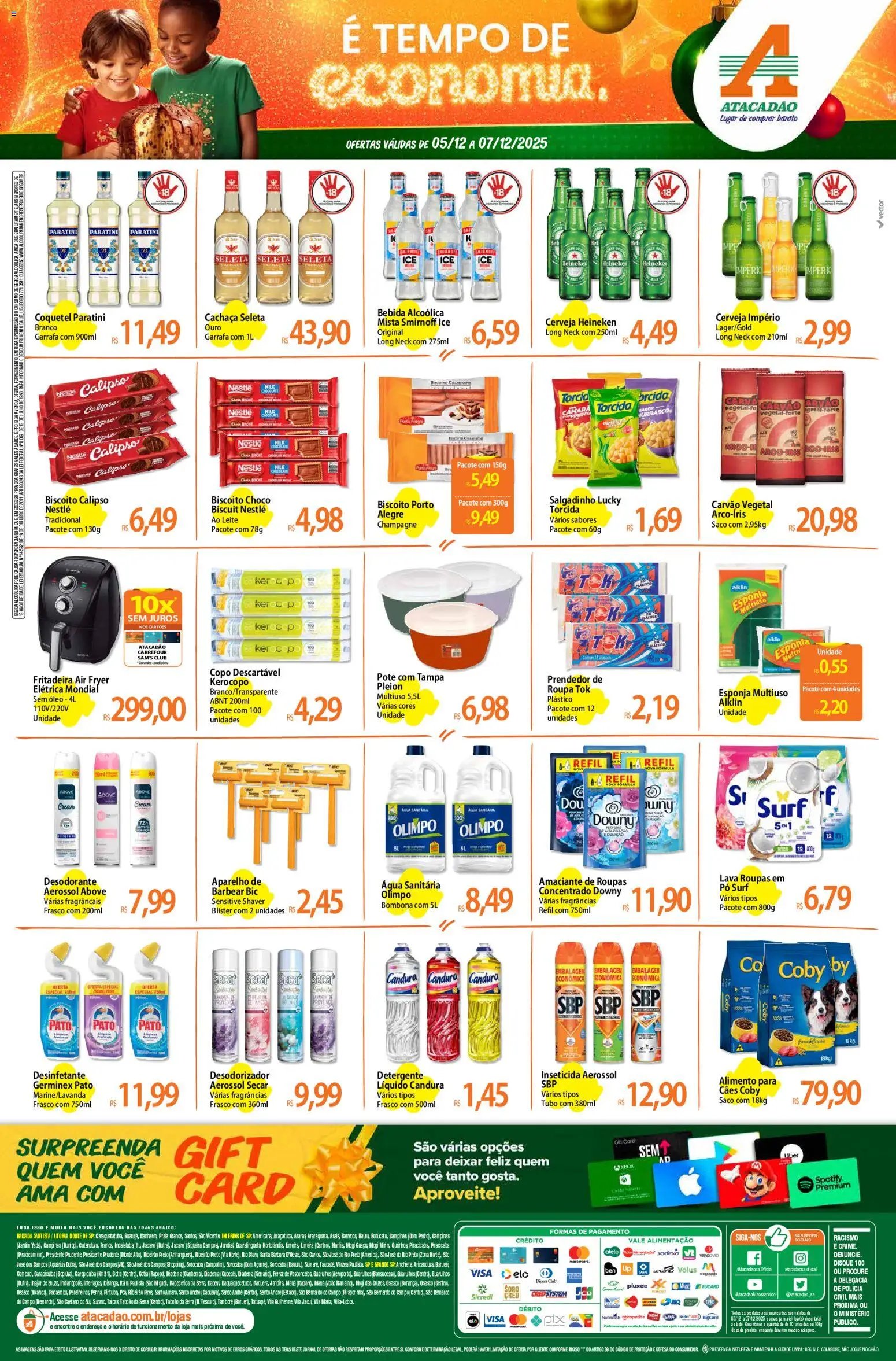 Atacadão folheto a partir de 05/12/2025 Ofertas - SP (2025-12-05 - 2025-12-07)