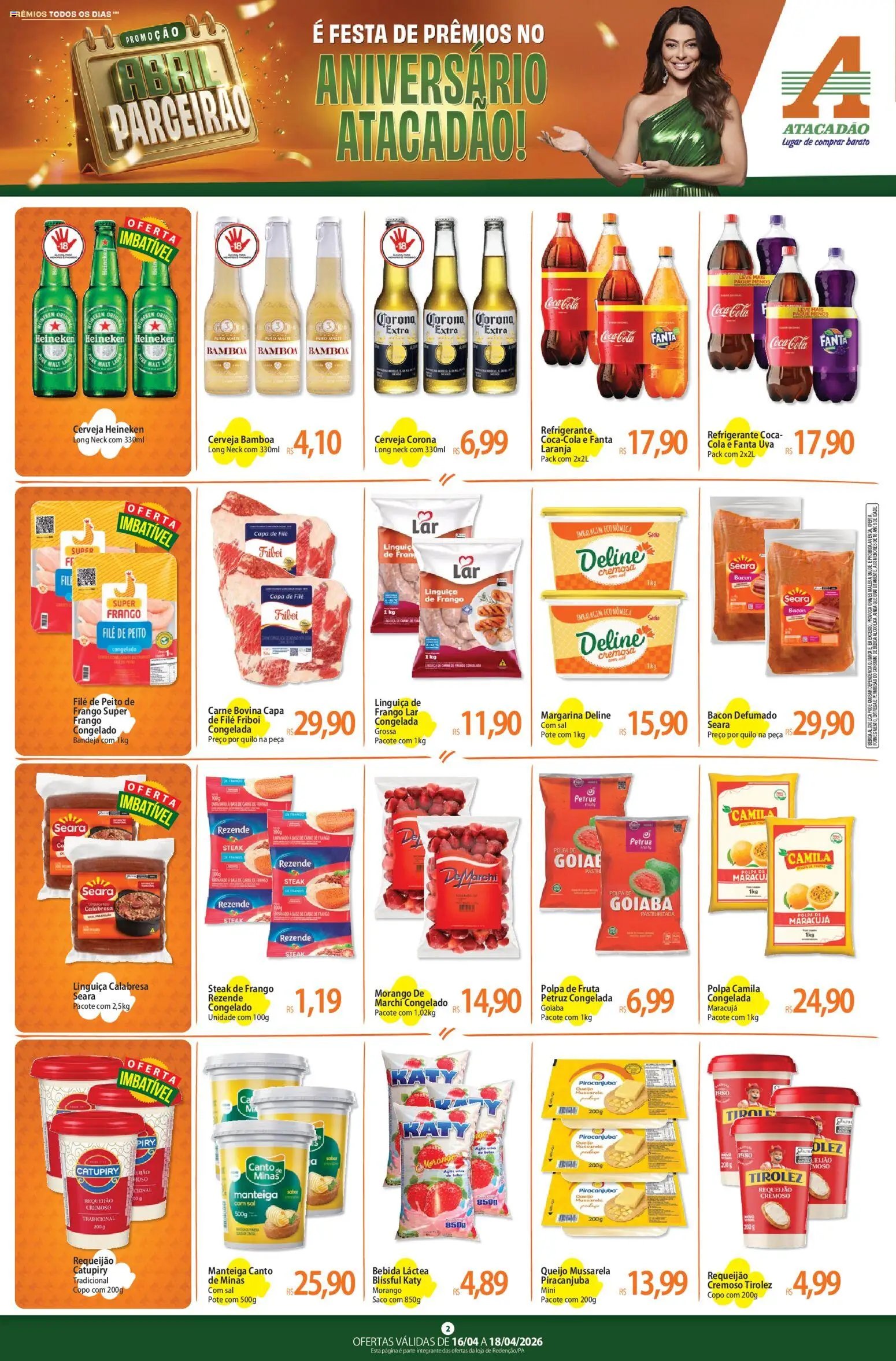 Atacadão folheto a partir de 16/04/2026 Atacadão ofertas - PA (2026-04-16 - 2026-04-18)