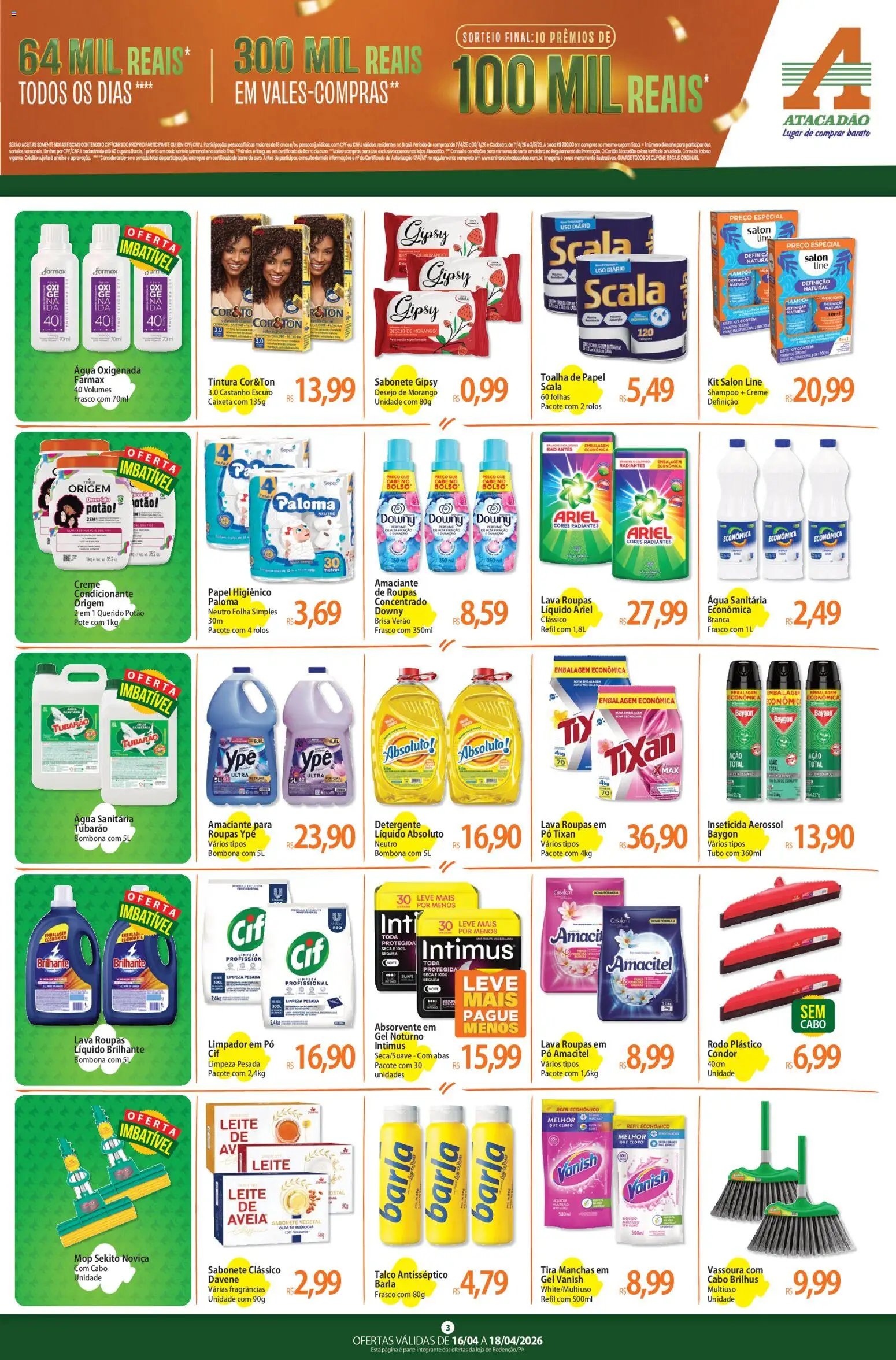 Atacadão folheto a partir de 16/04/2026 Atacadão ofertas - PA (2026-04-16 - 2026-04-18)