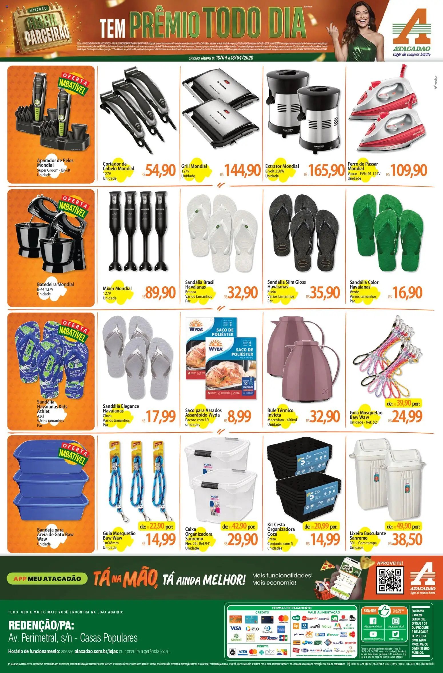 Atacadão folheto a partir de 16/04/2026 Atacadão ofertas - PA (2026-04-16 - 2026-04-18)