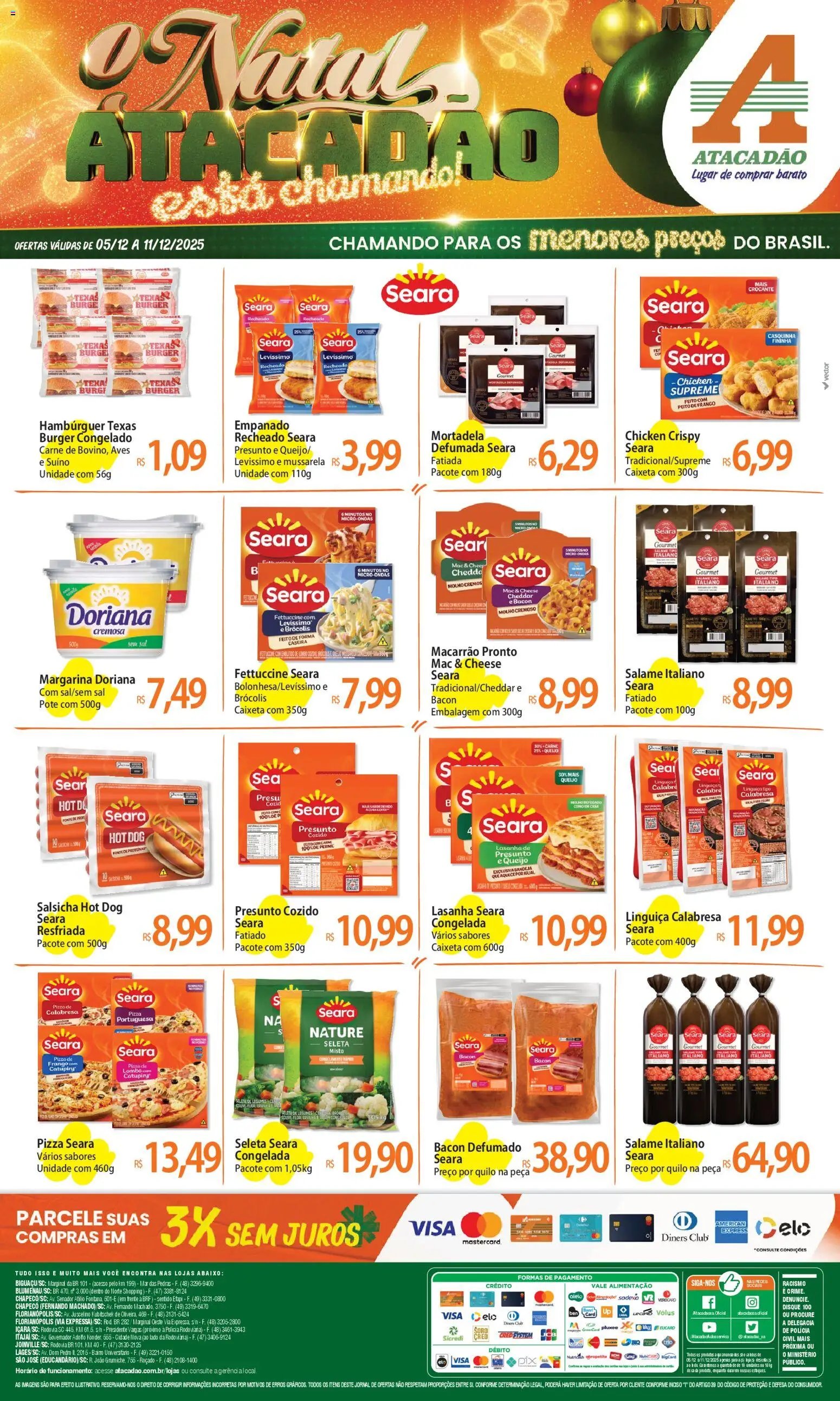 Atacadão folheto a partir de 05/12/2025 Ofertas - SC (2025-12-05 - 2025-12-11)